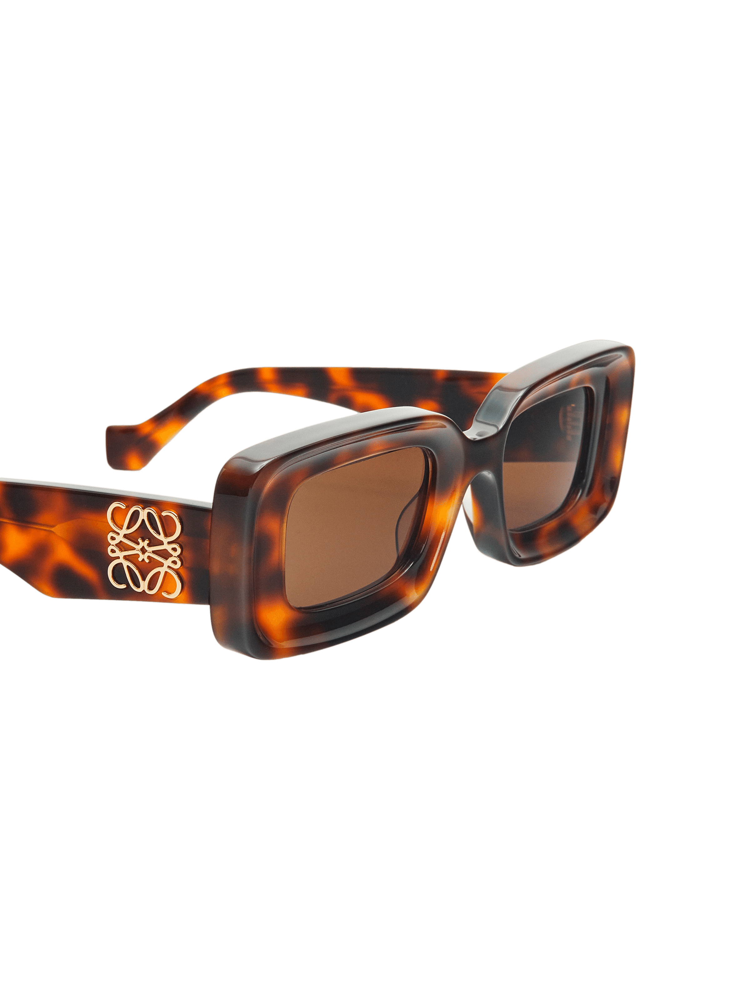 Rectangular sunglasses LOEWE Brown