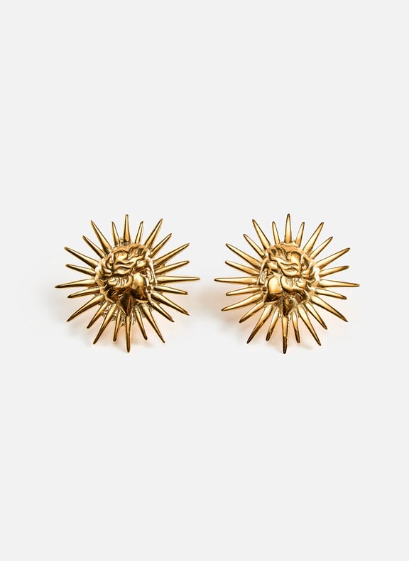 Boucle d'oreilles Golden Sun Argent by HERMINA ATHENS HERMINA ATHENS Boucle d'oreilles Golden Sun Argent