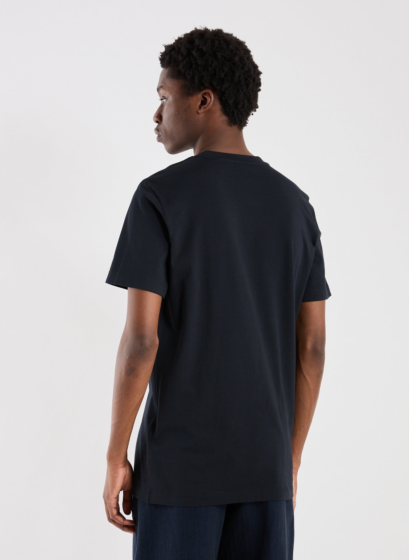 Cotton Logo T-shirt MONCLER Blue