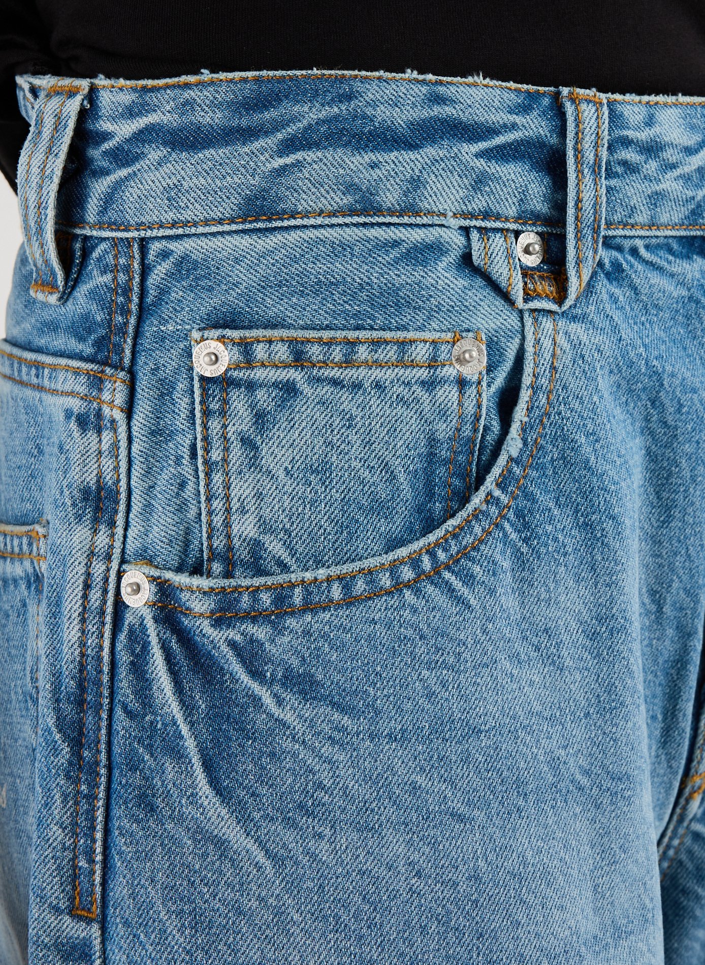 Wide Leg Denim Jeans JACQUEMUS Blue