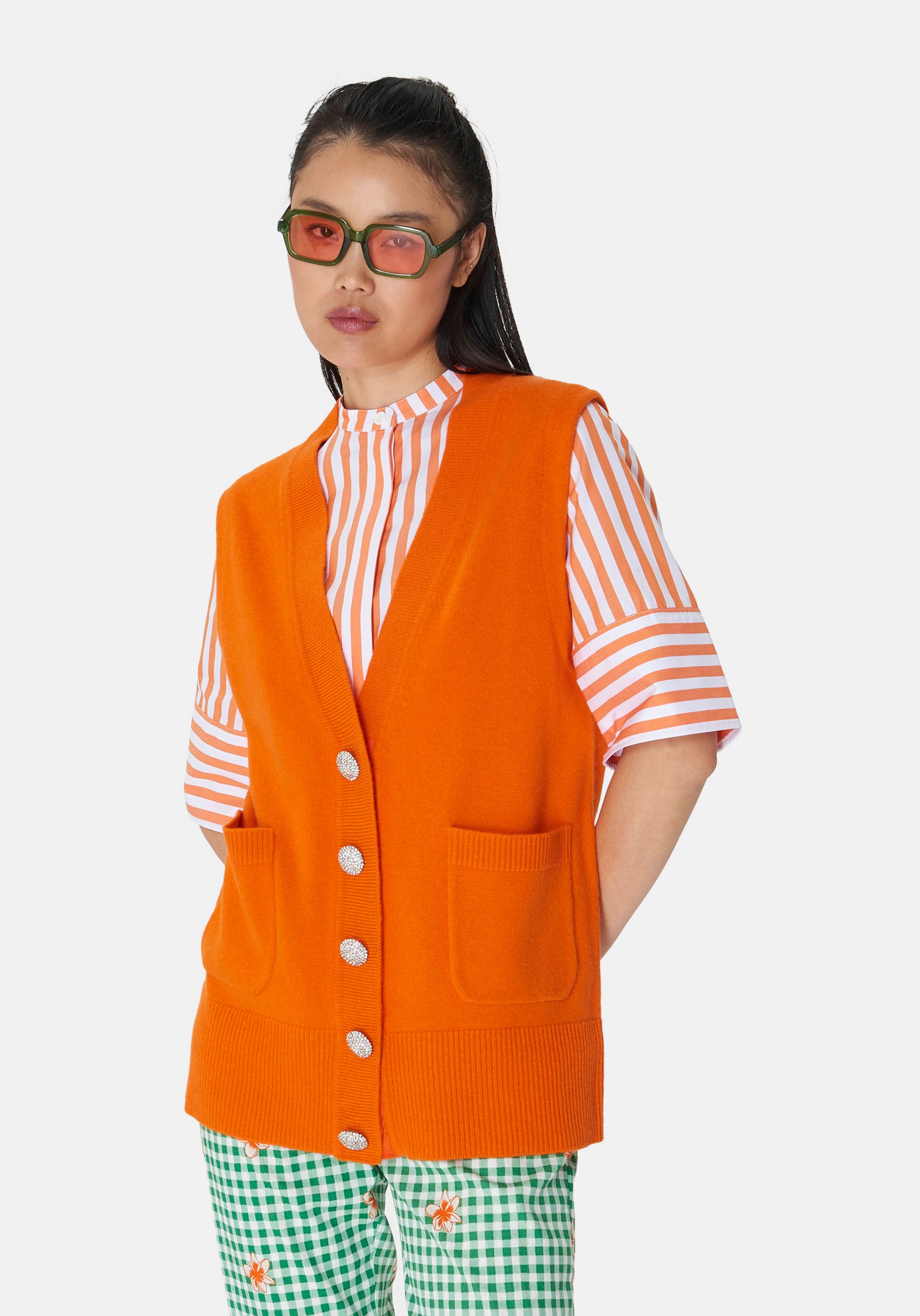 Gilet ginny TARA JARMON Orange