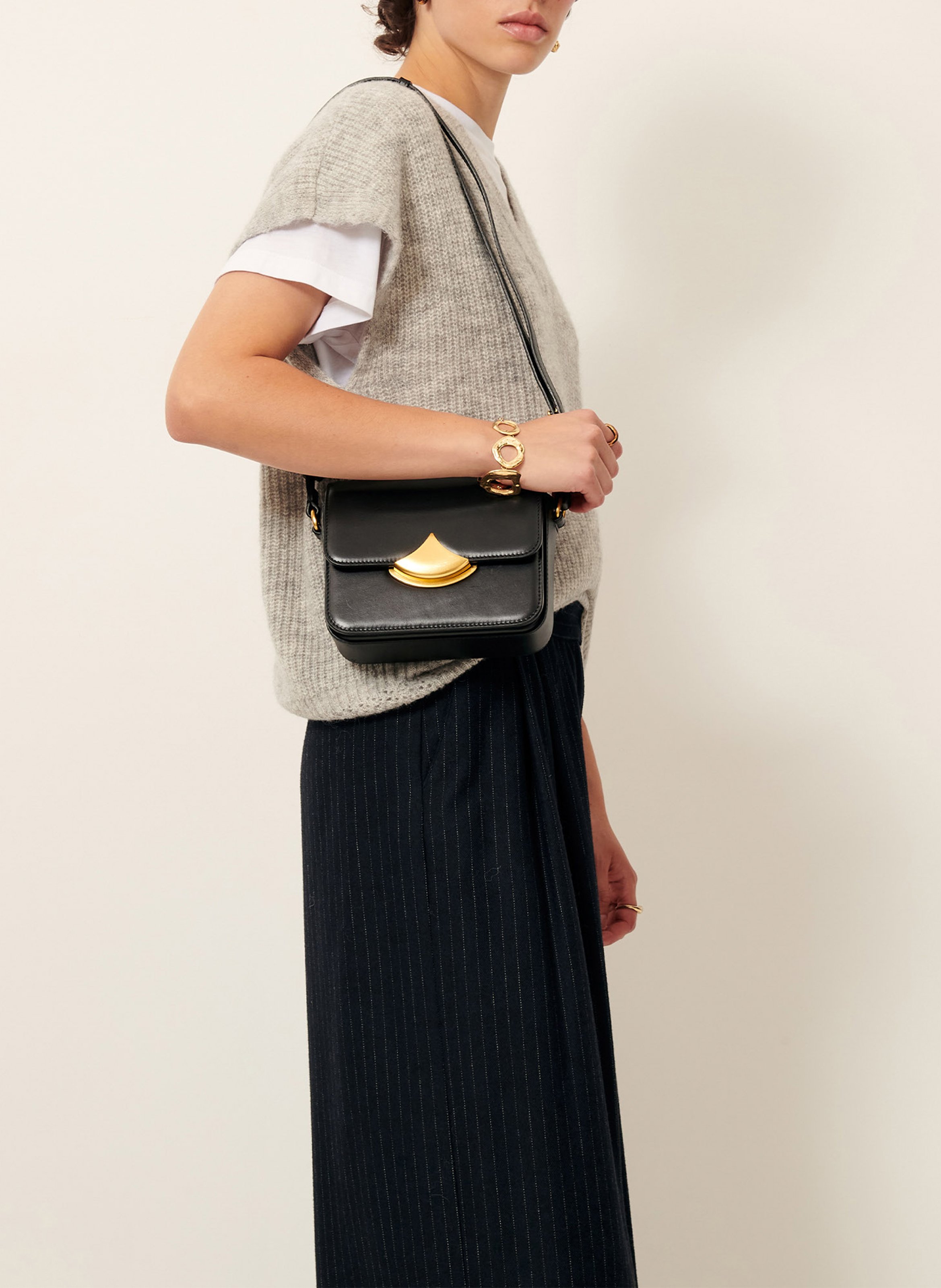 Pull oversize en alpaga mélangé matua SESSUN Gris