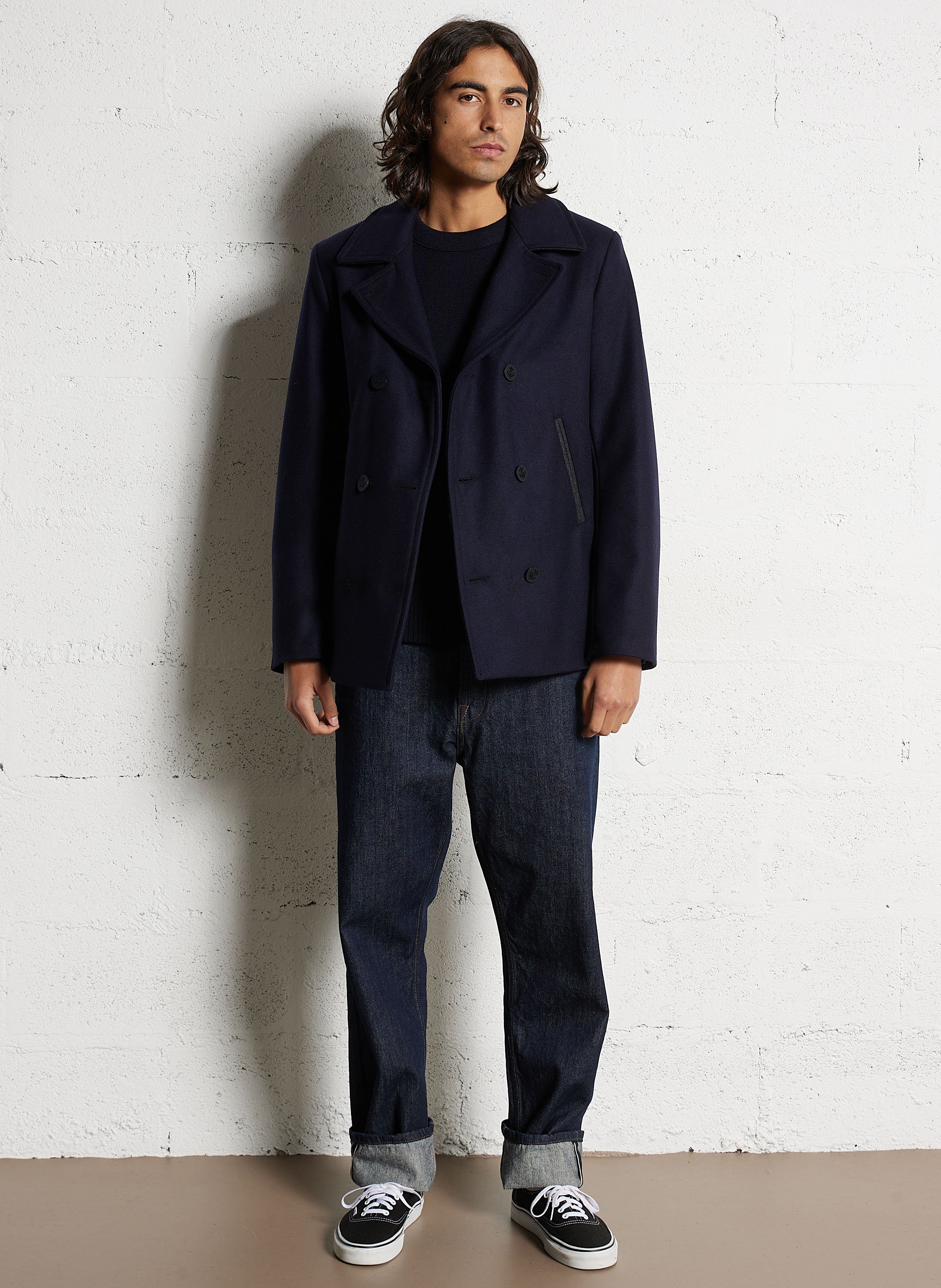 Caban en laine ARMOR-LUX Bleu