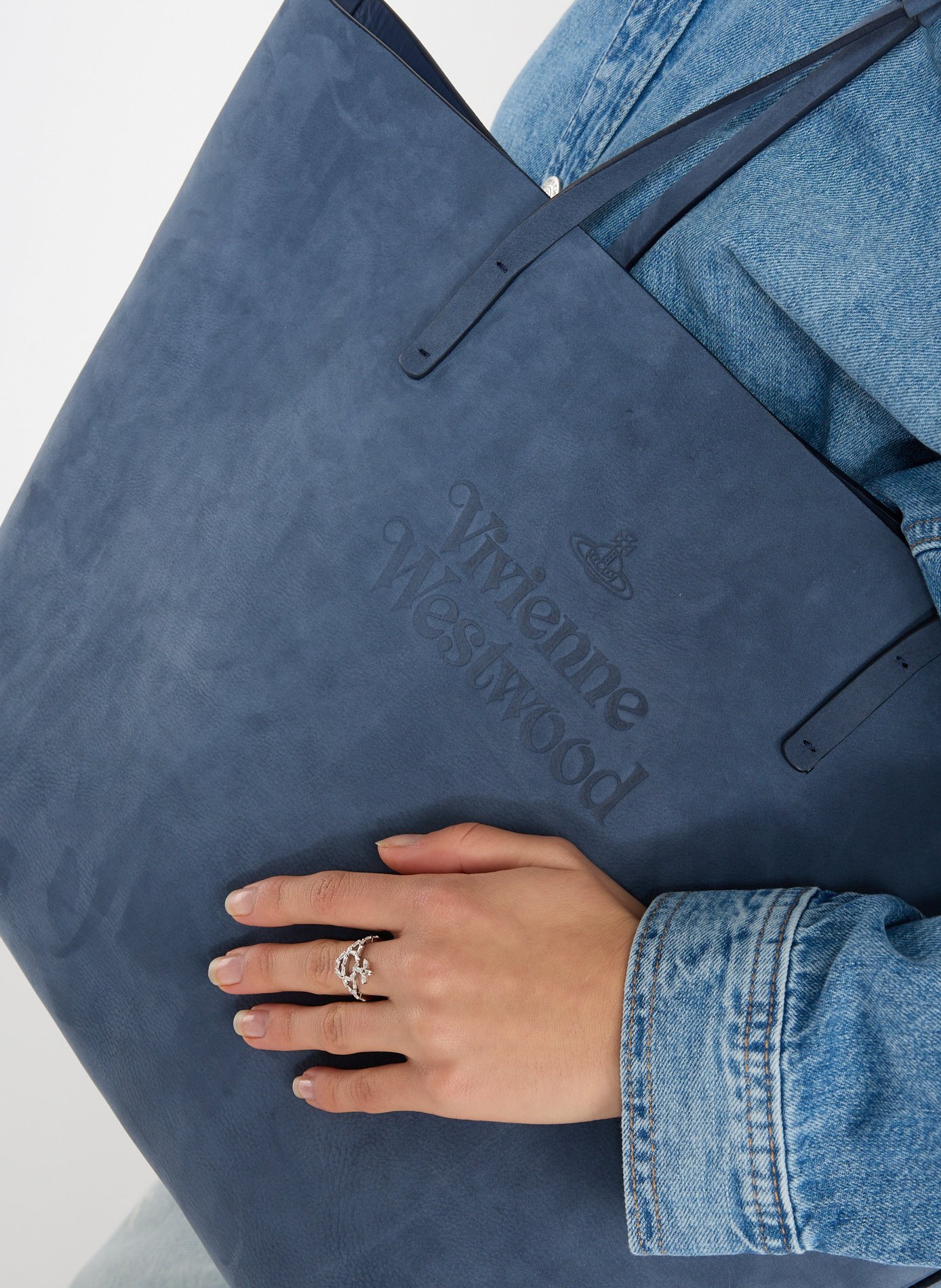 LEATHER BAG VIVIENNE WESTWOOD Blue