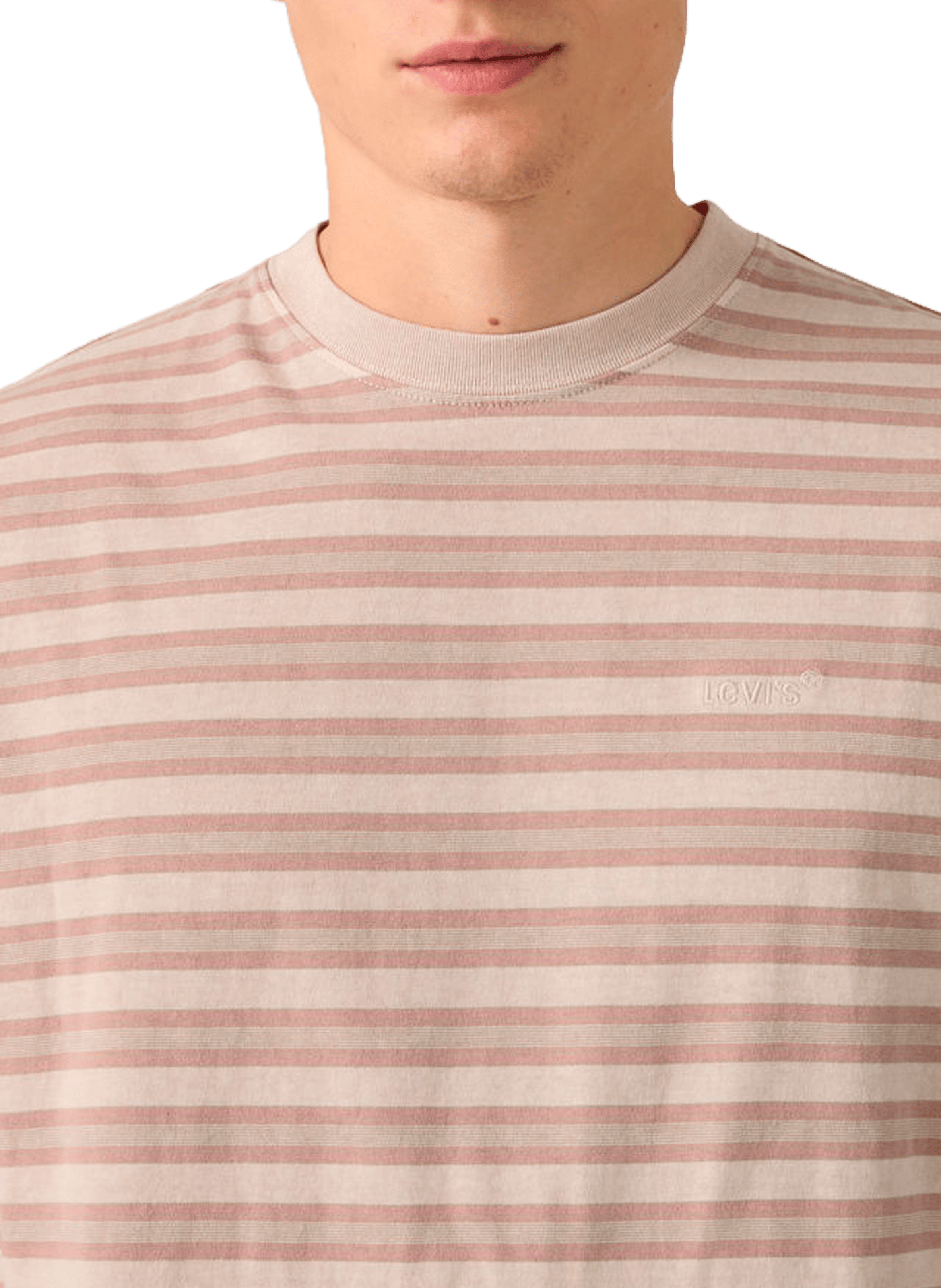 T-shirt rayé Red Tab™ en coton LEVI'S Rose