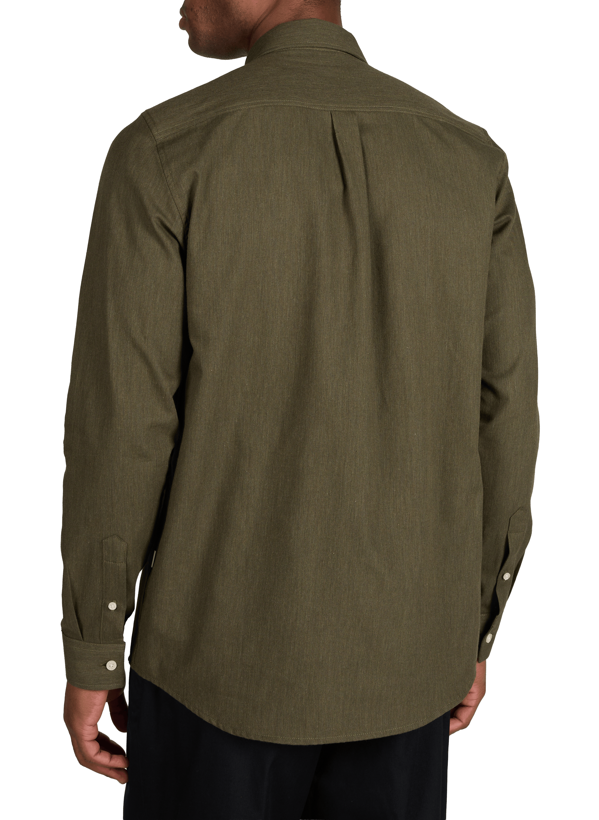 Chemise Desert Reg en coton  LES DEUX Vert