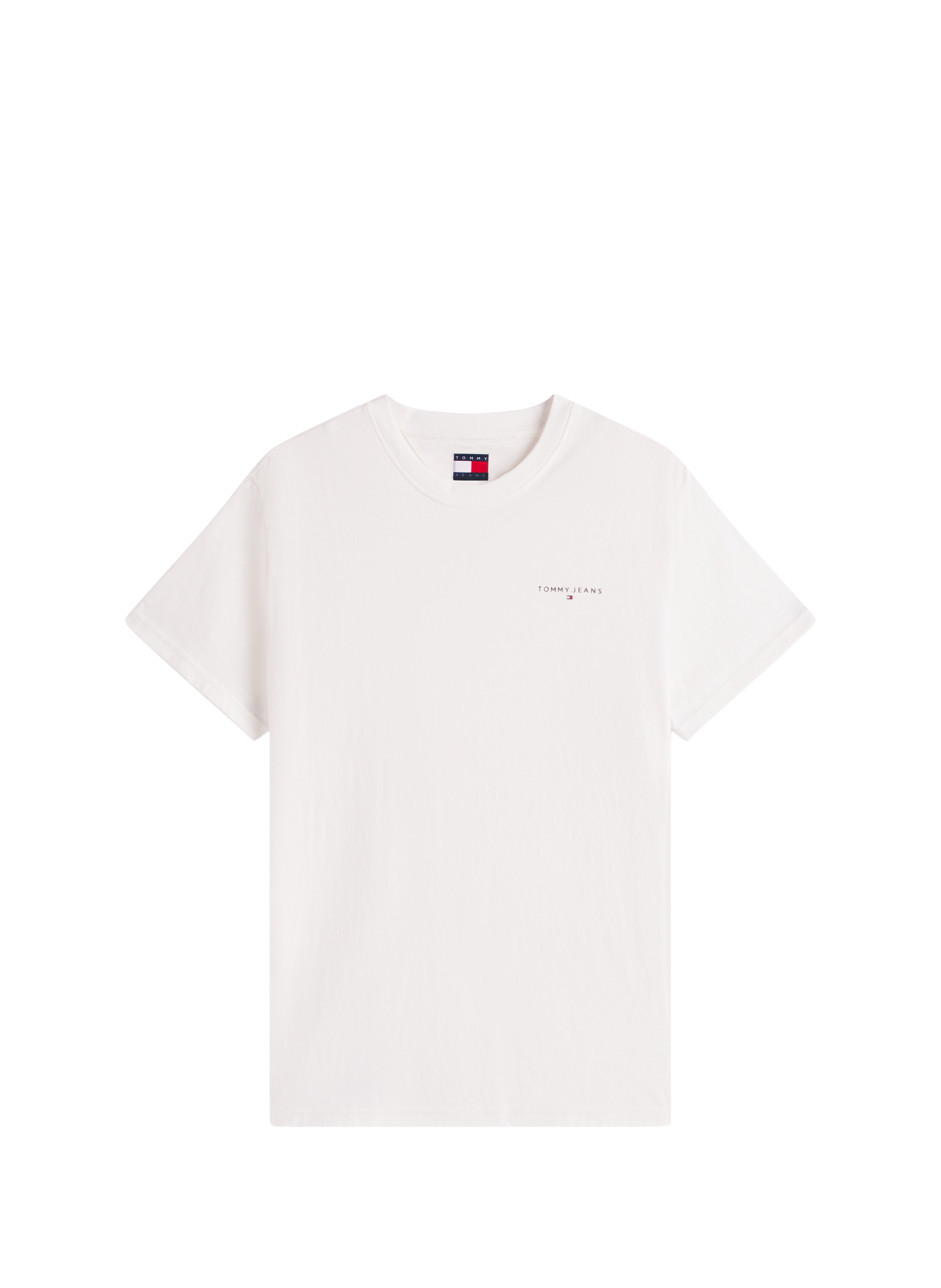 Straight-fit cotton T-shirt TOMMY HILFIGER White