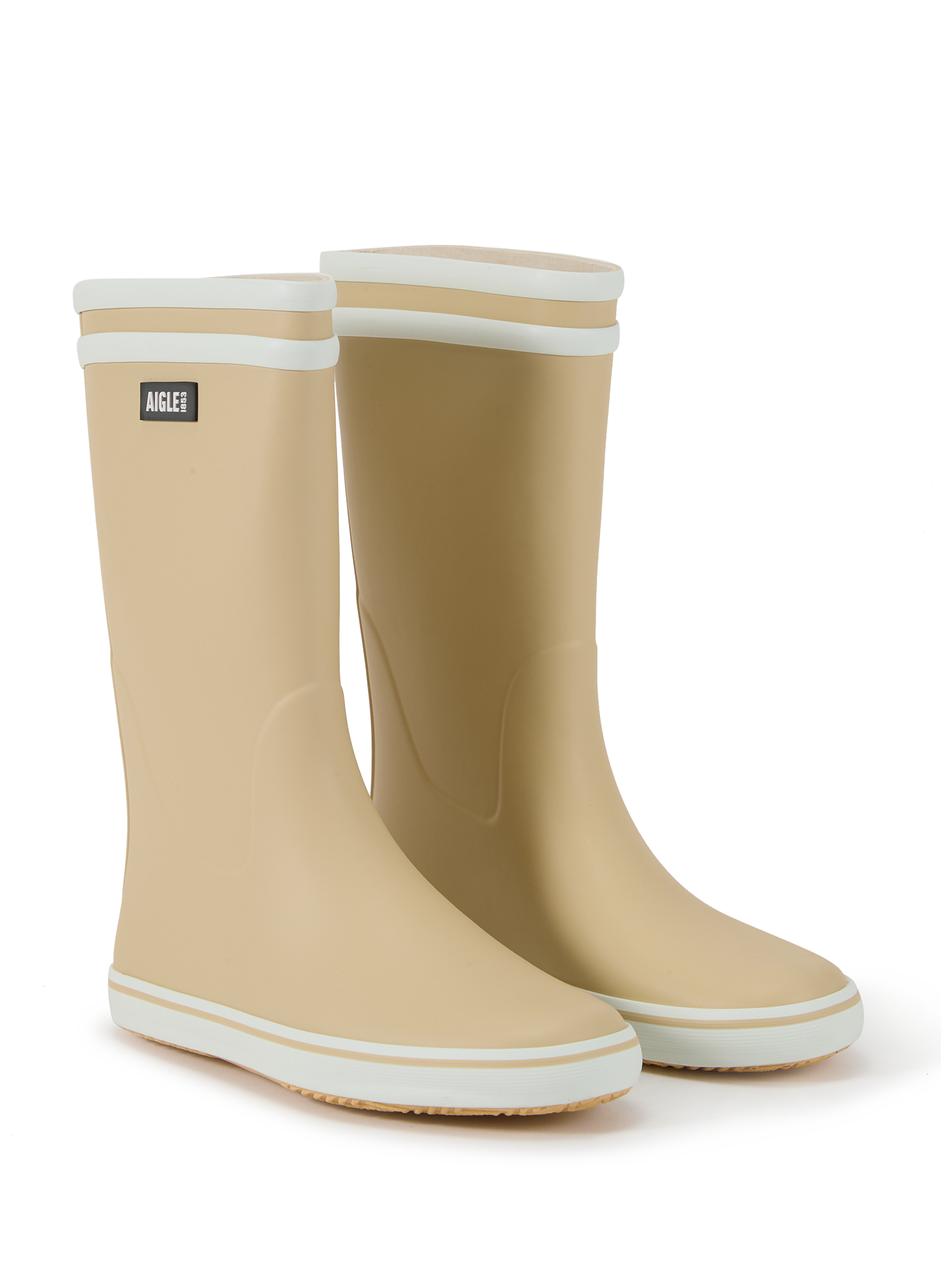 Bottines Malouine 2 en caoutchouc AIGLE Beige