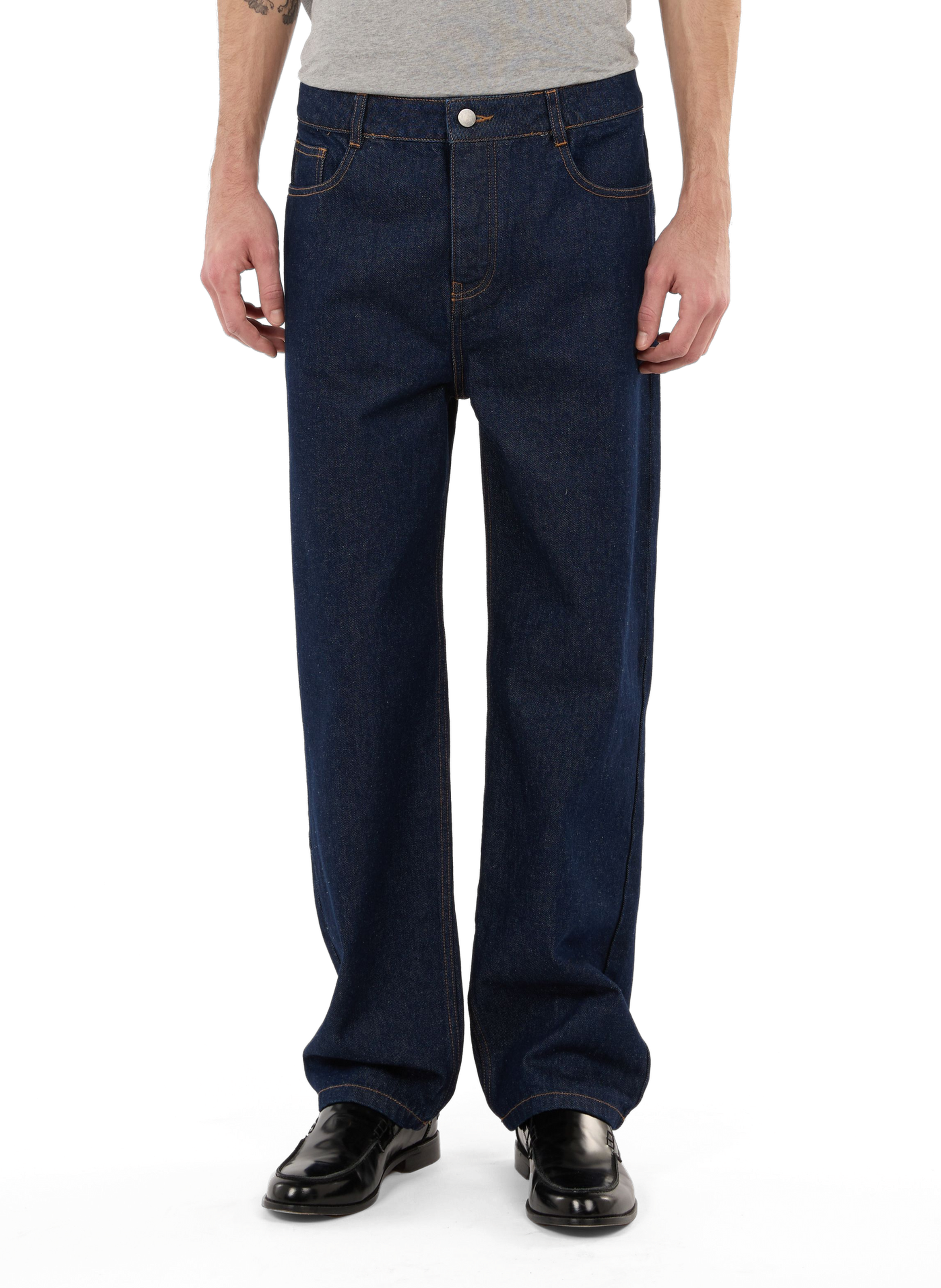 Straight-fit cotton jeans SAISON 1865 Blue