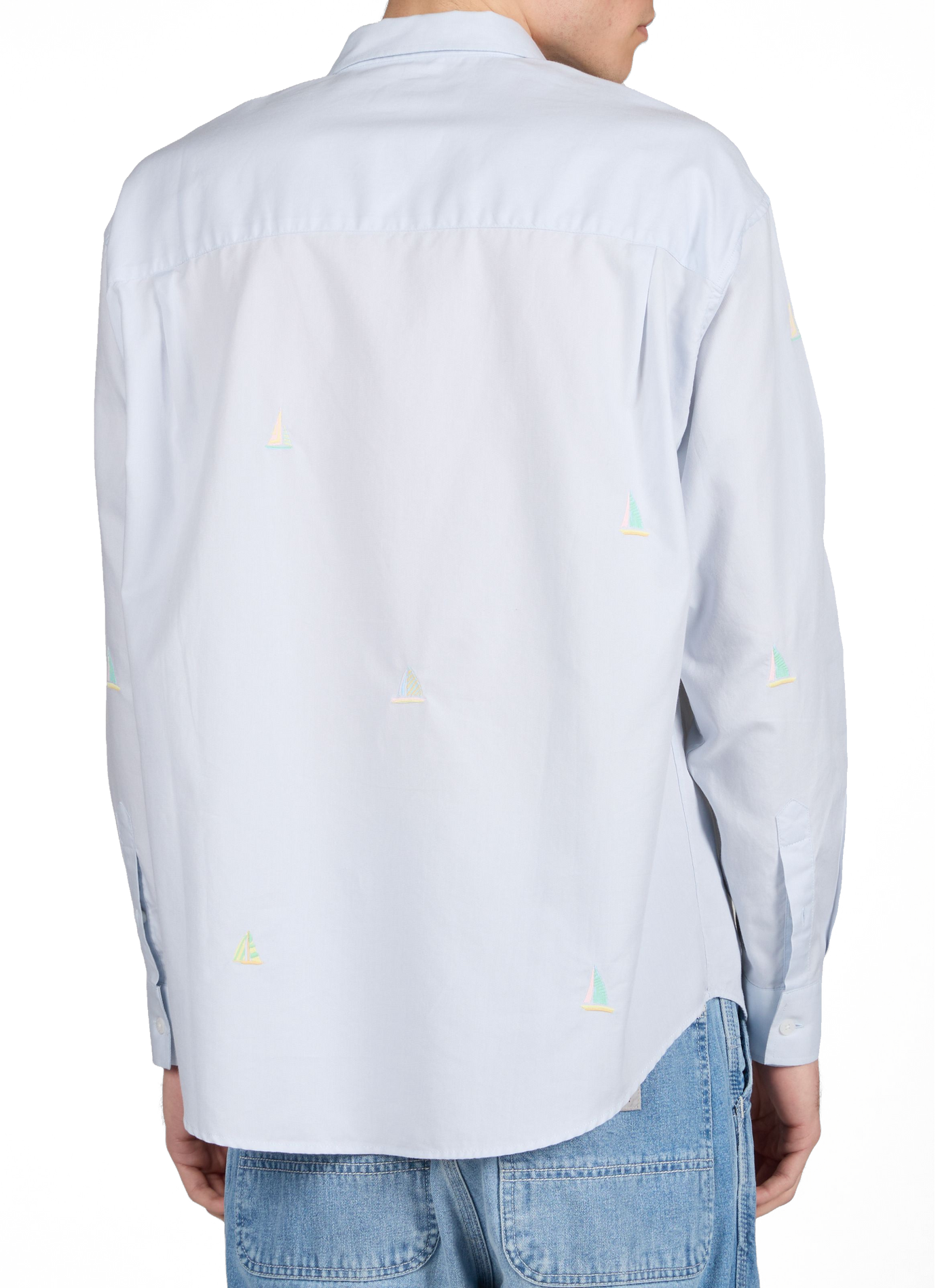 Chemise Breteuil Boat en coton MAISON LABICHE Bleu