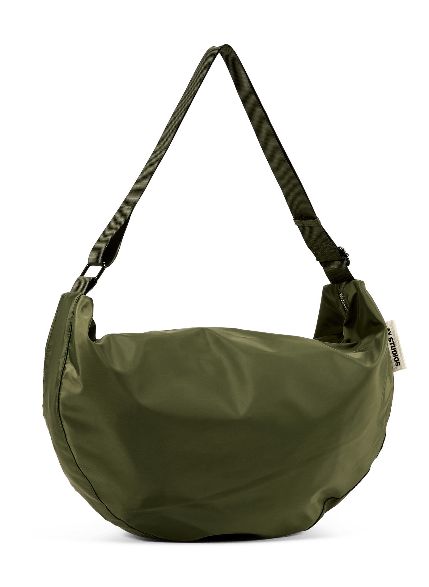 Sac zip porté croisé AY STUDIOS Kaki