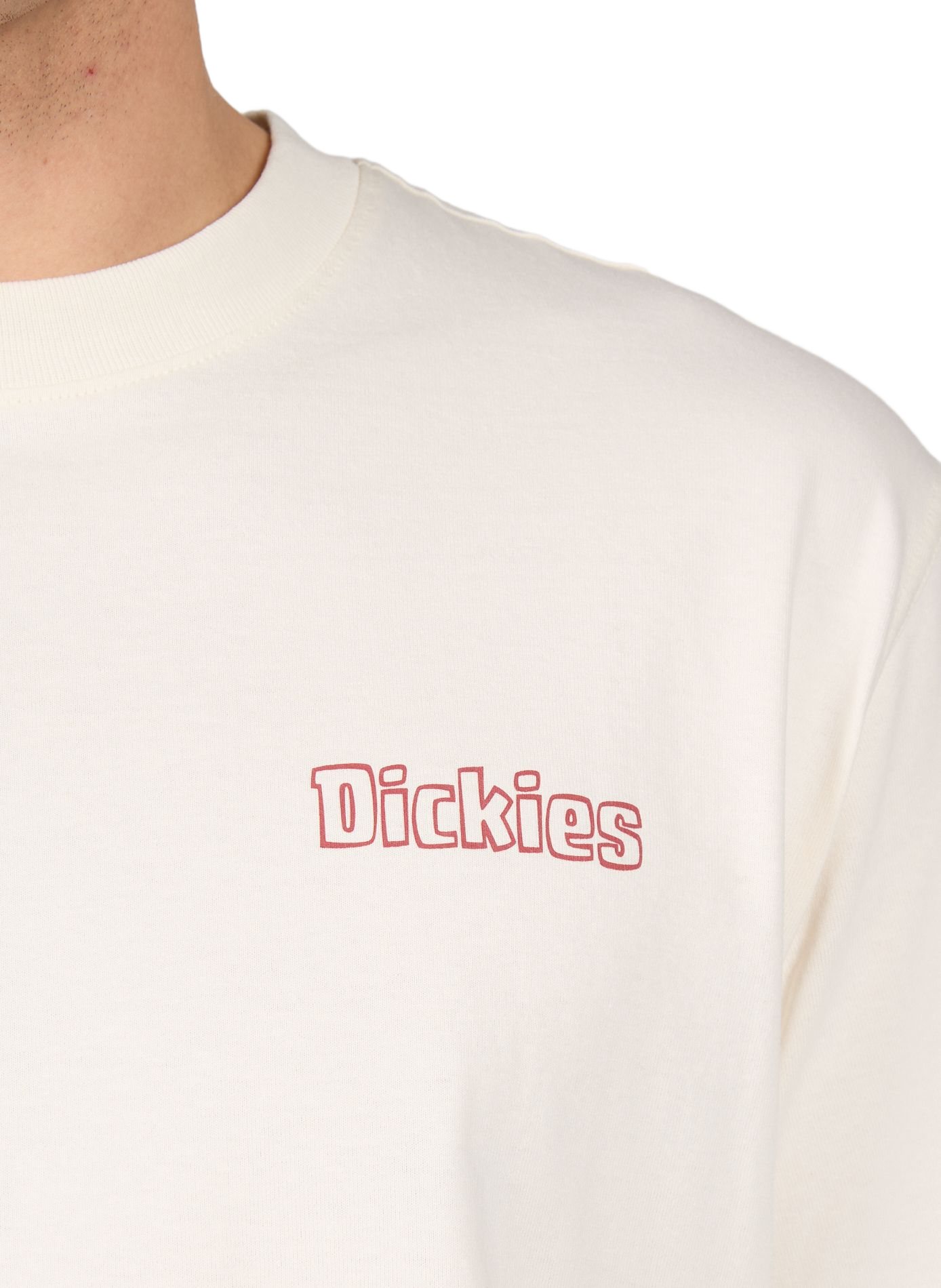 T-shirt imprimé en coton DICKIES Blanc