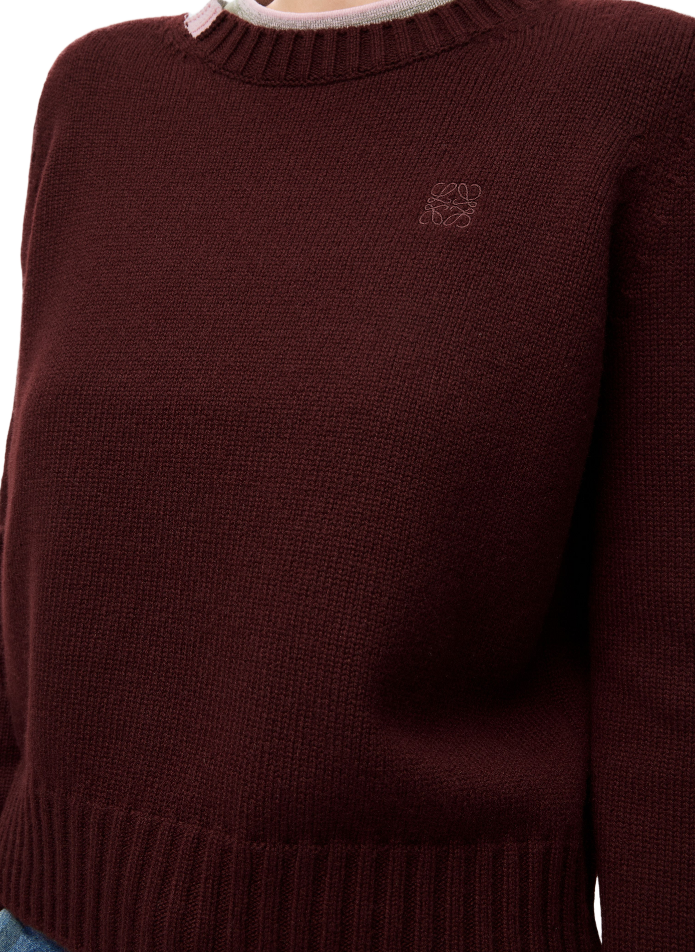 Straight cashmere sweater LOEWE Red