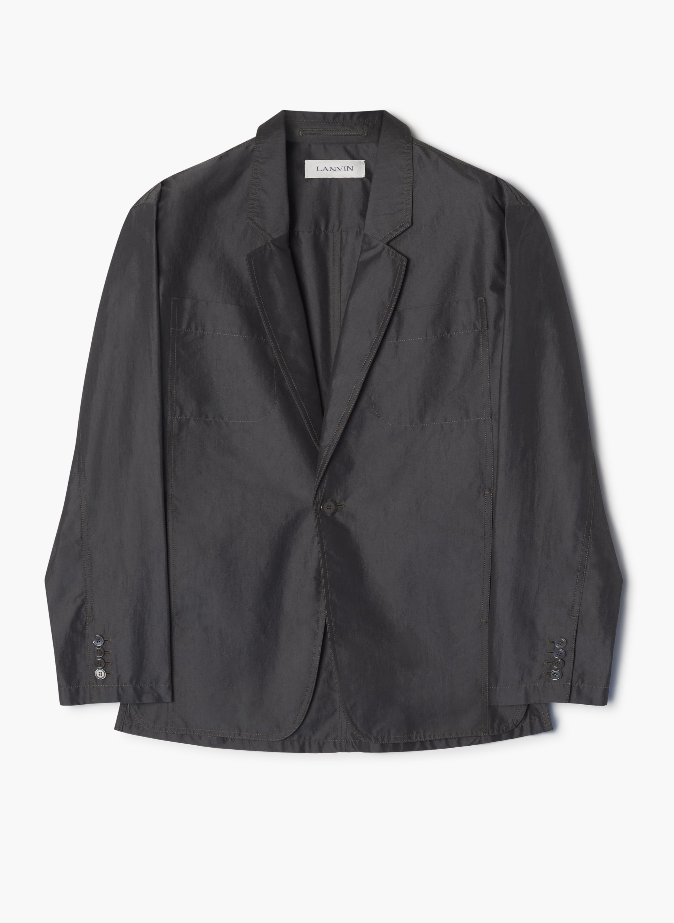 Veste ample en chambray LANVIN Noir