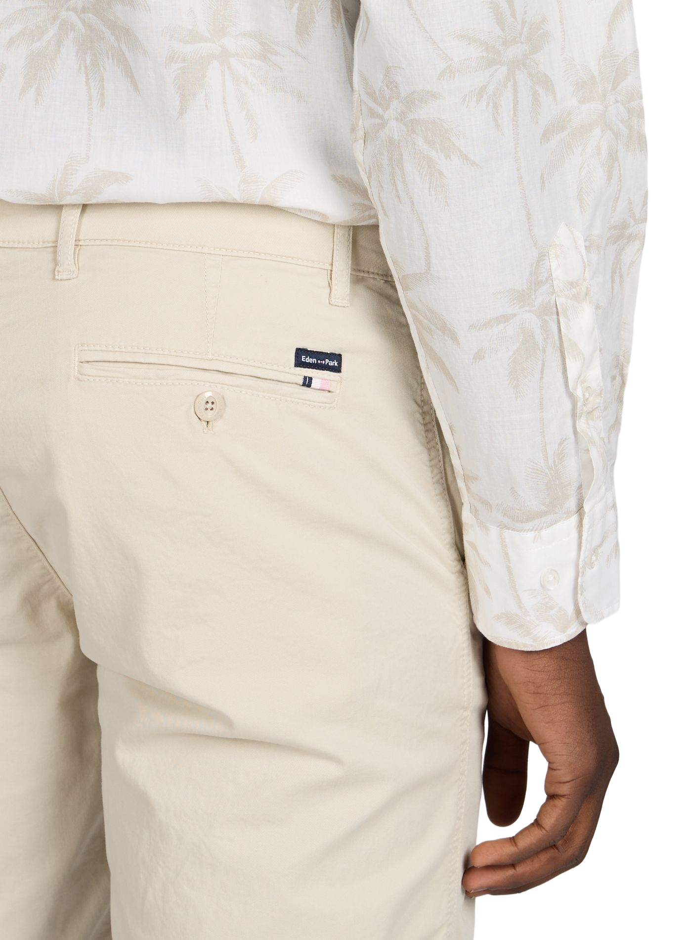 Bermuda in misto cotone uni EDEN PARK Beige