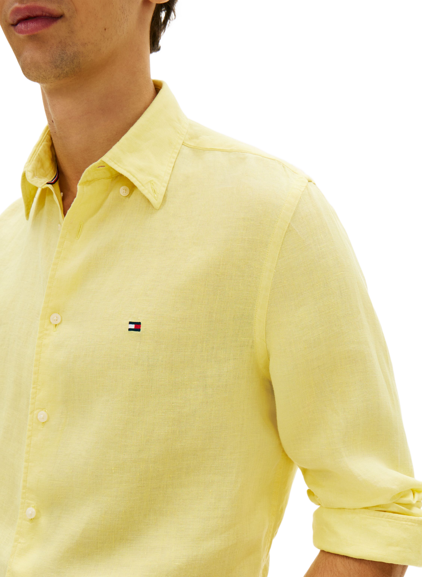 Linen shirt  TOMMY HILFIGER Yellow