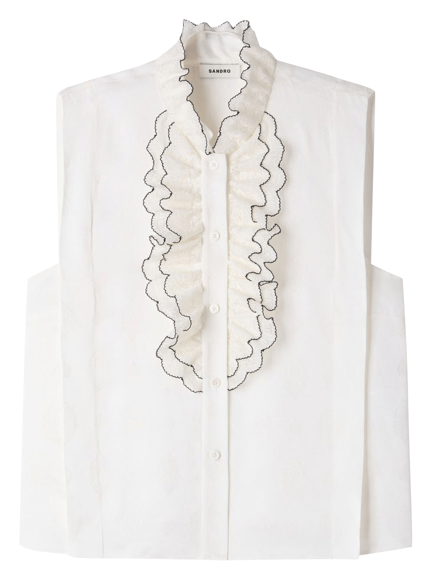 Top sans manches SANDRO Beige