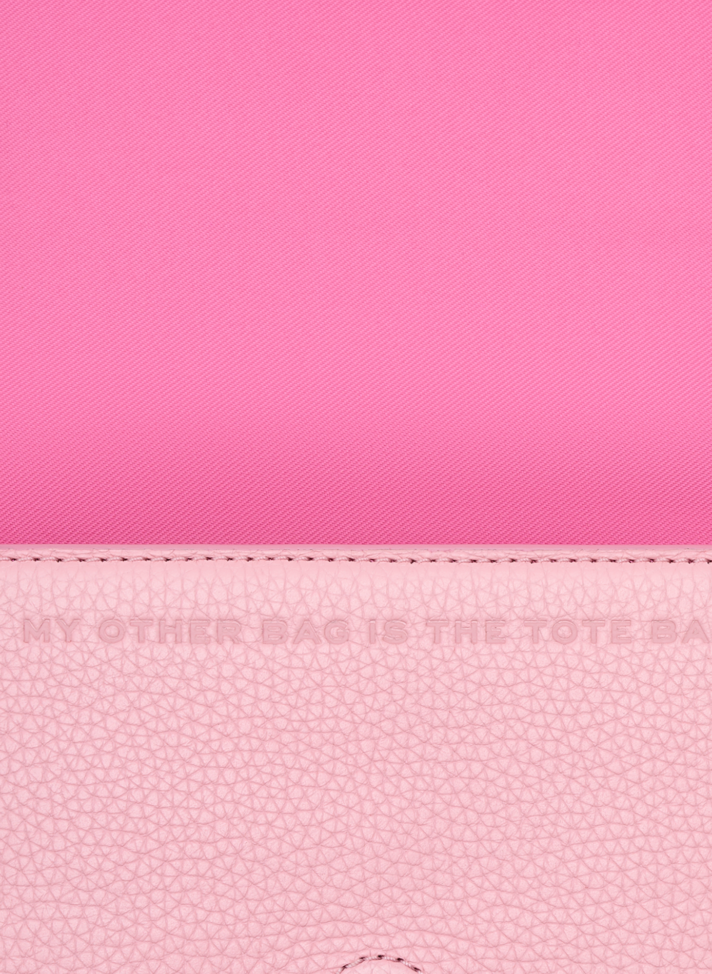 Bolso bandolera de cuero MARC JACOBS Rosa