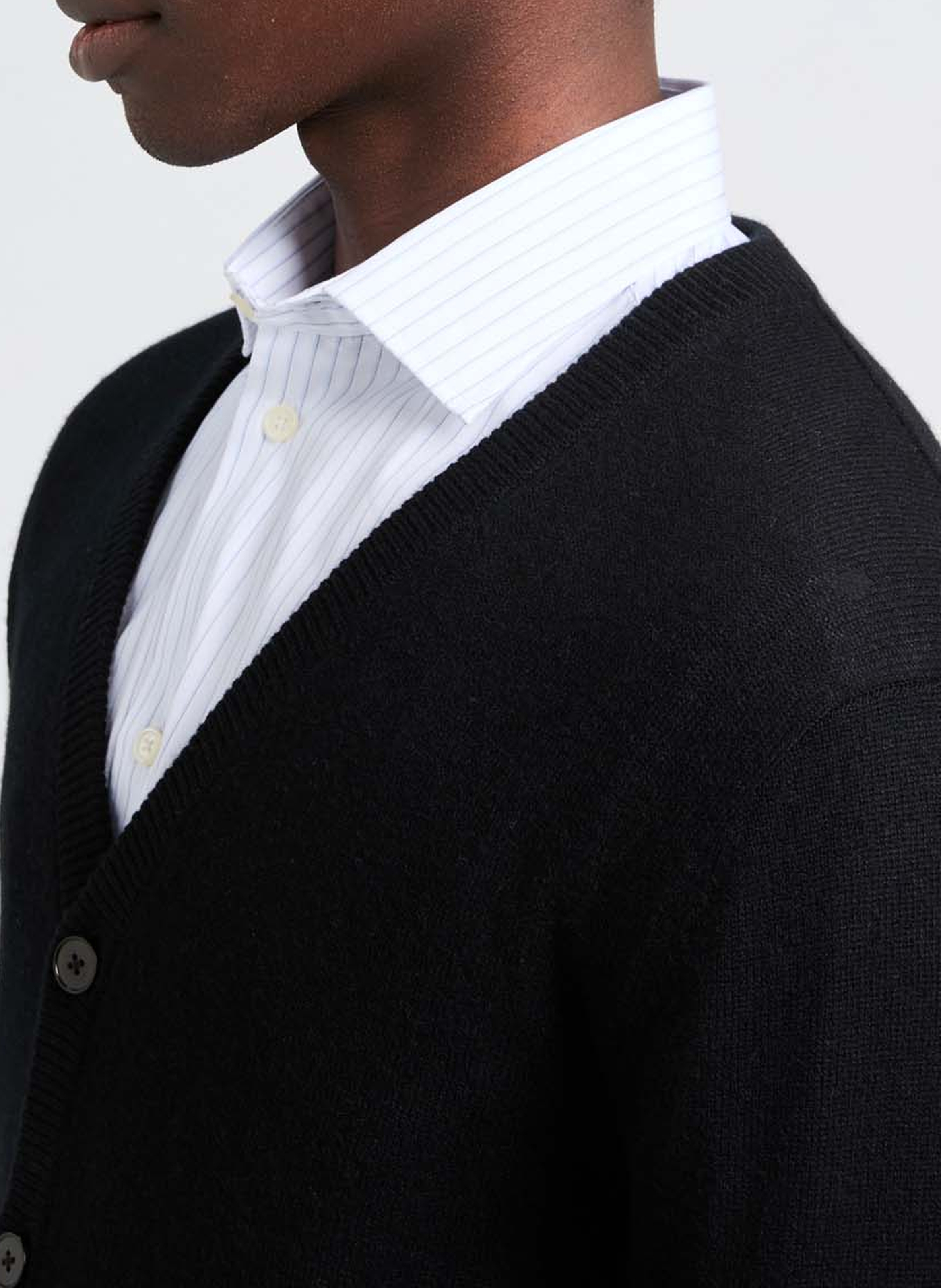 Cardigan en cachemire AU PRINTEMPS PARIS Noir