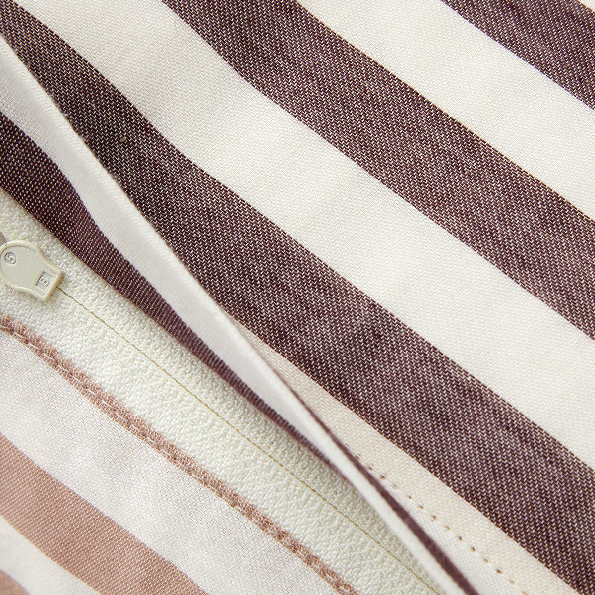 Taie d'oreiller en satin de coton, fifty-fifty DESFORGES Violet