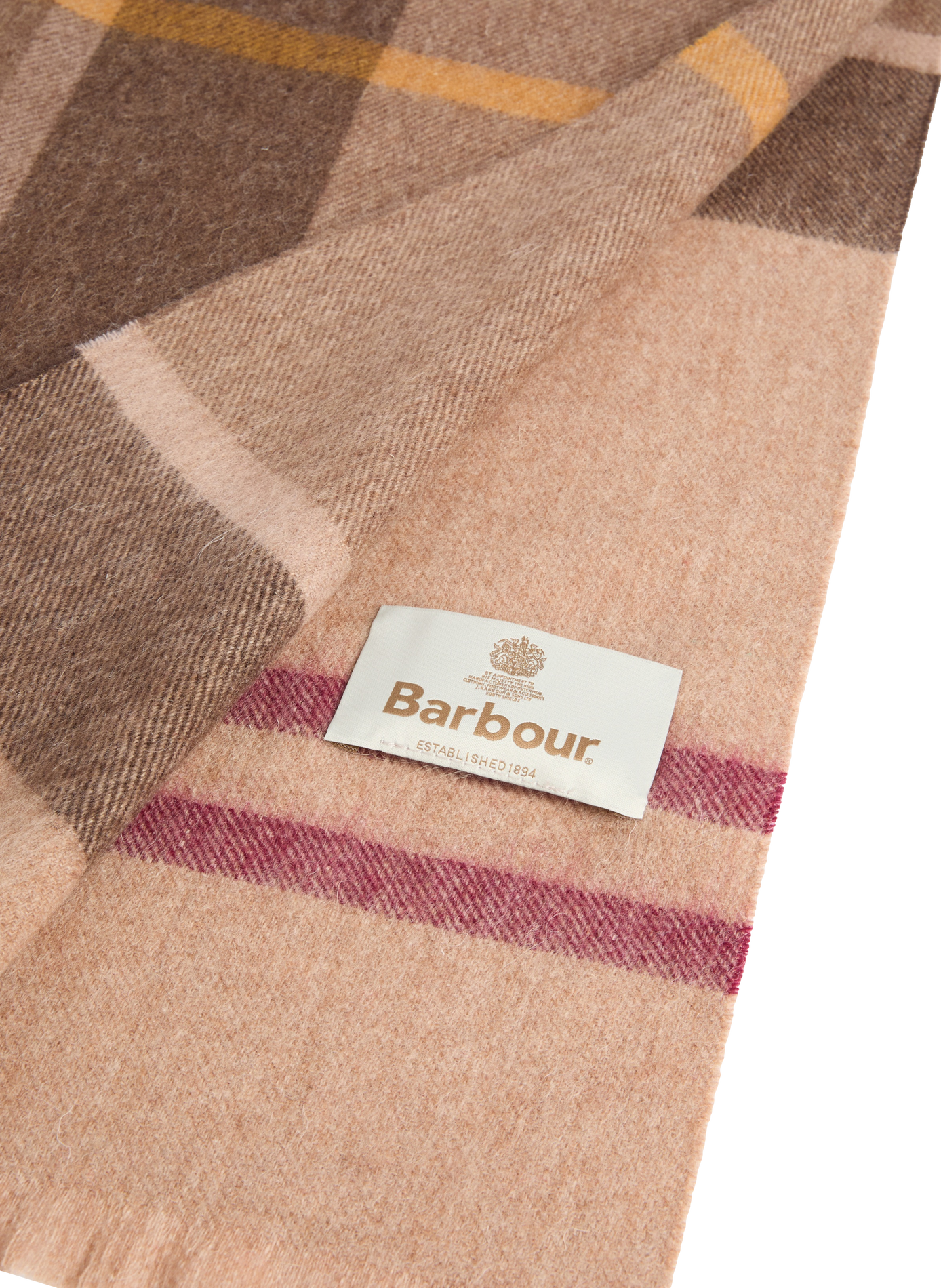 Echarpe en laine BARBOUR Multicolore