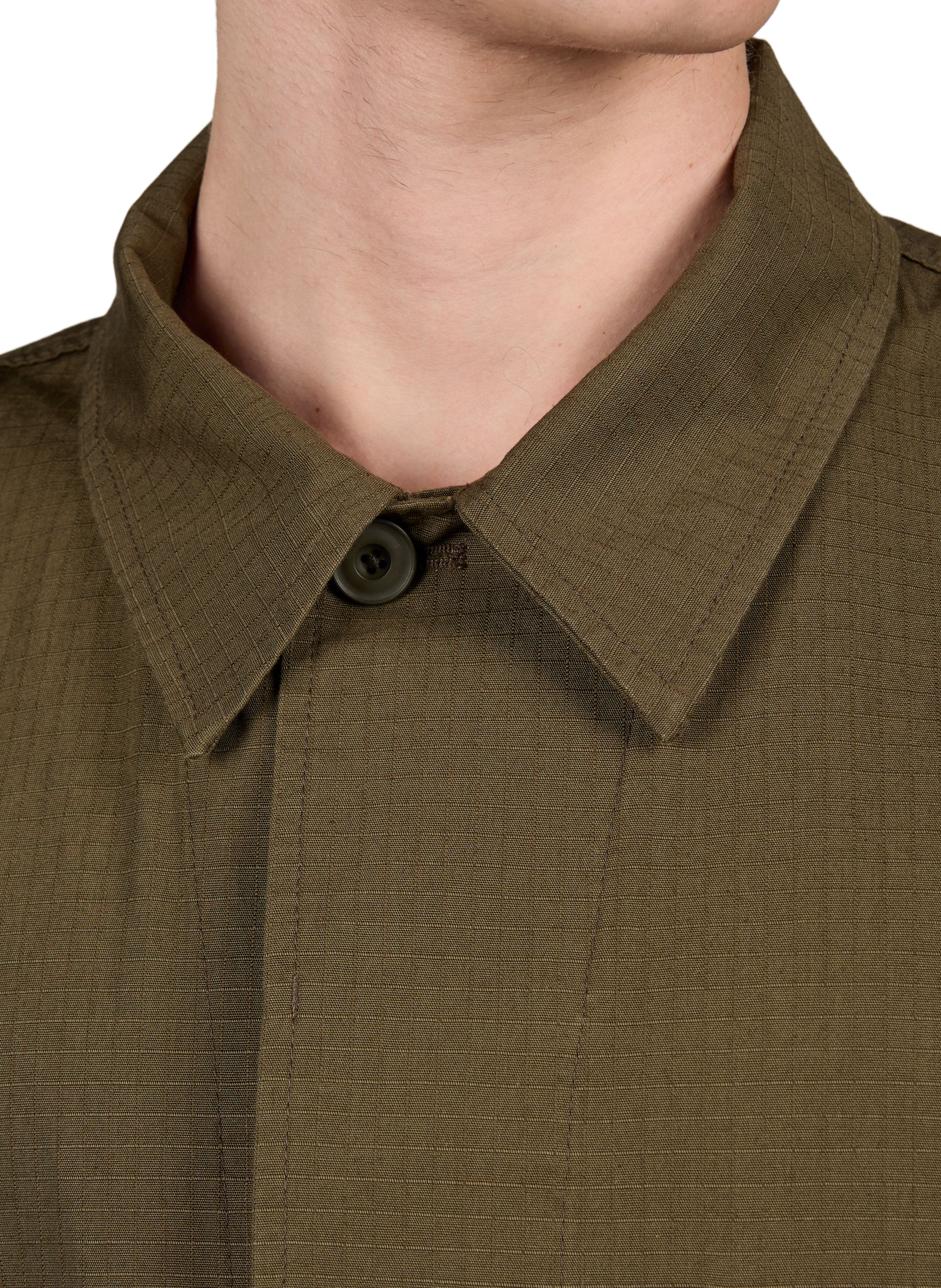 Jacket with classic collar CLOSED Khaki