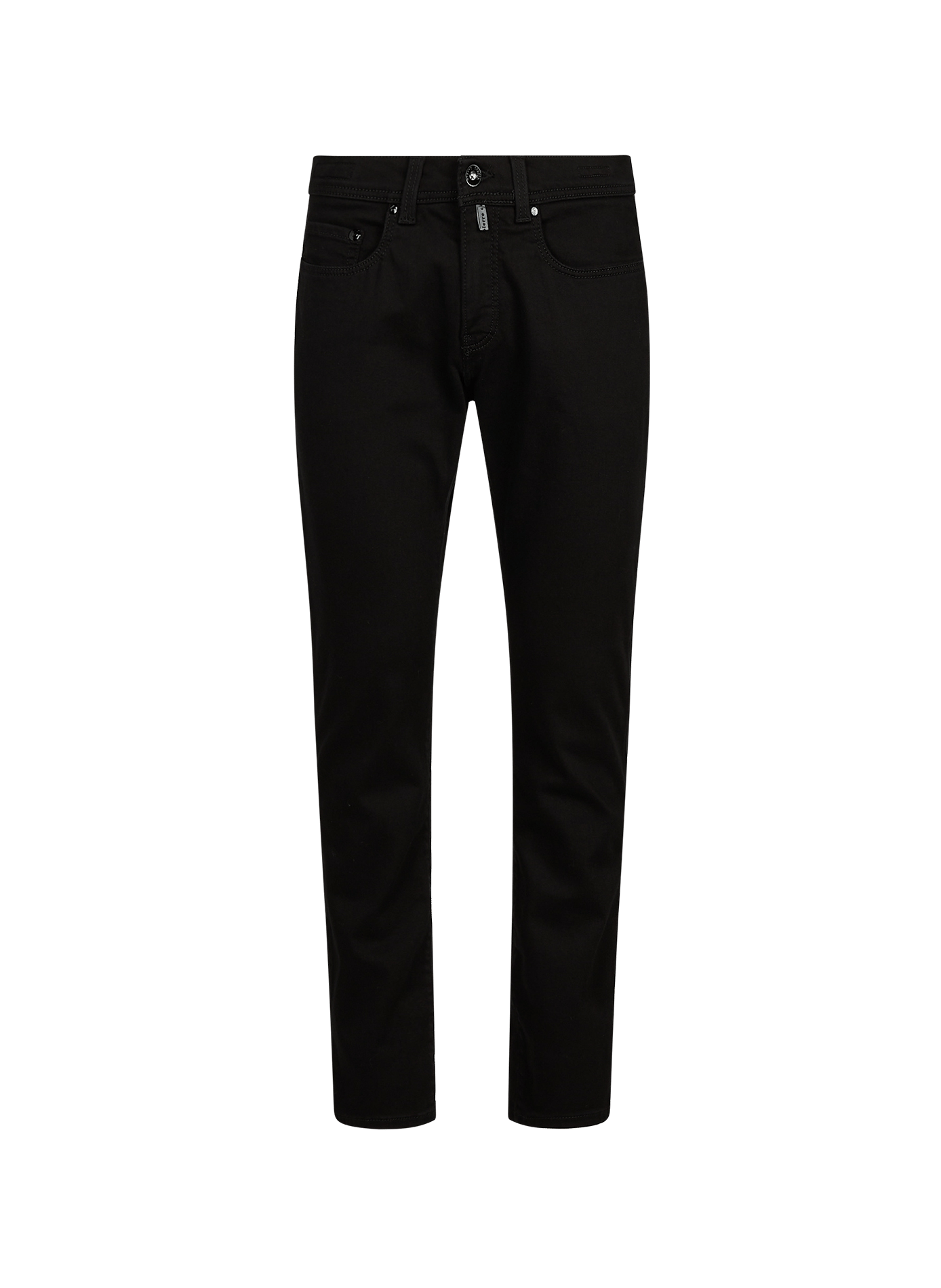 Jean Lyon fuselé en coton mélangé PIERRE CARDIN Noir