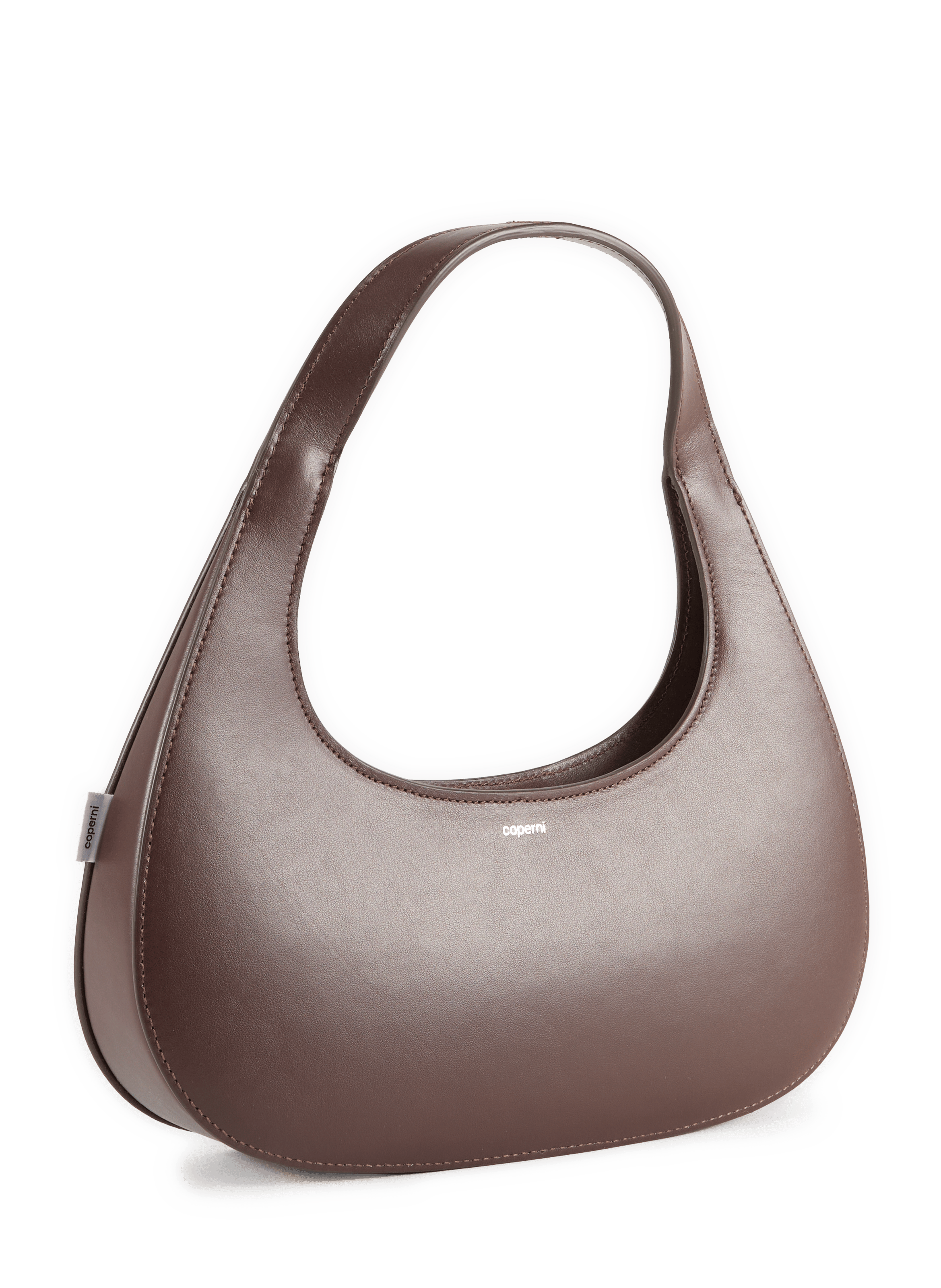 Loop Swipe leather handbag COPERNI Brown