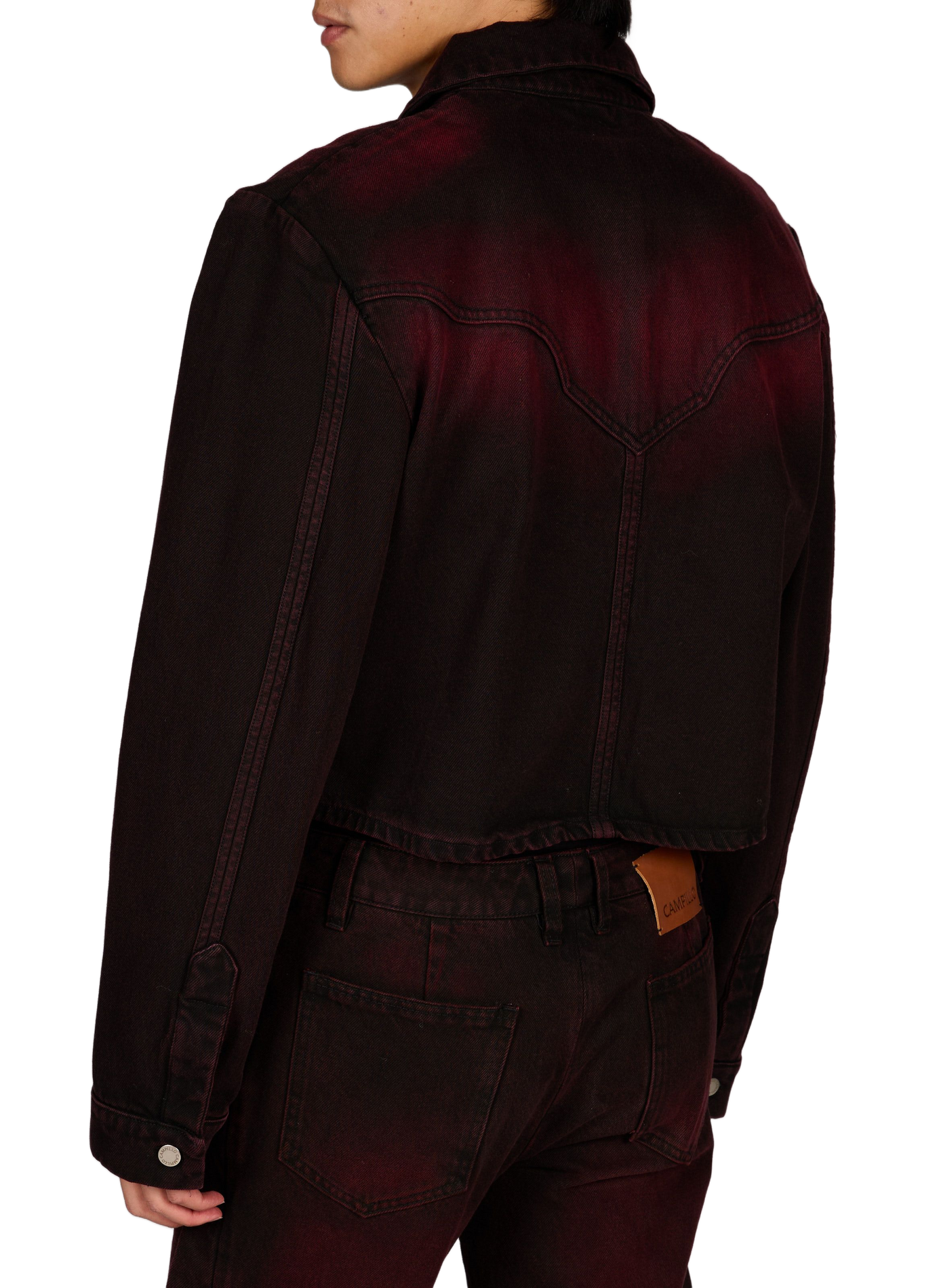 Ruedo Short Washed Cotton Overshirt CAMPILLO Red