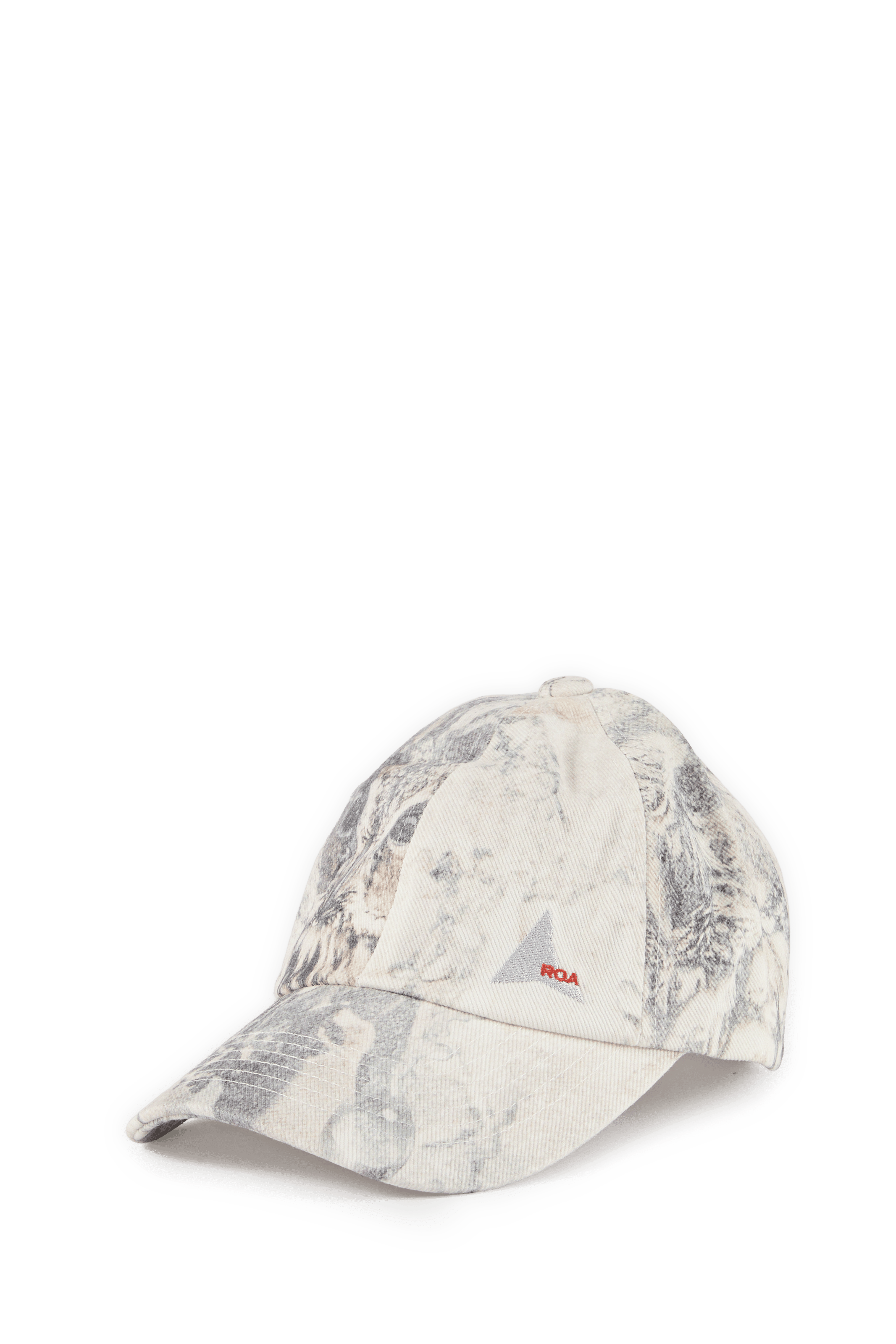 ROA printed cap with Velcro strap ROA White
