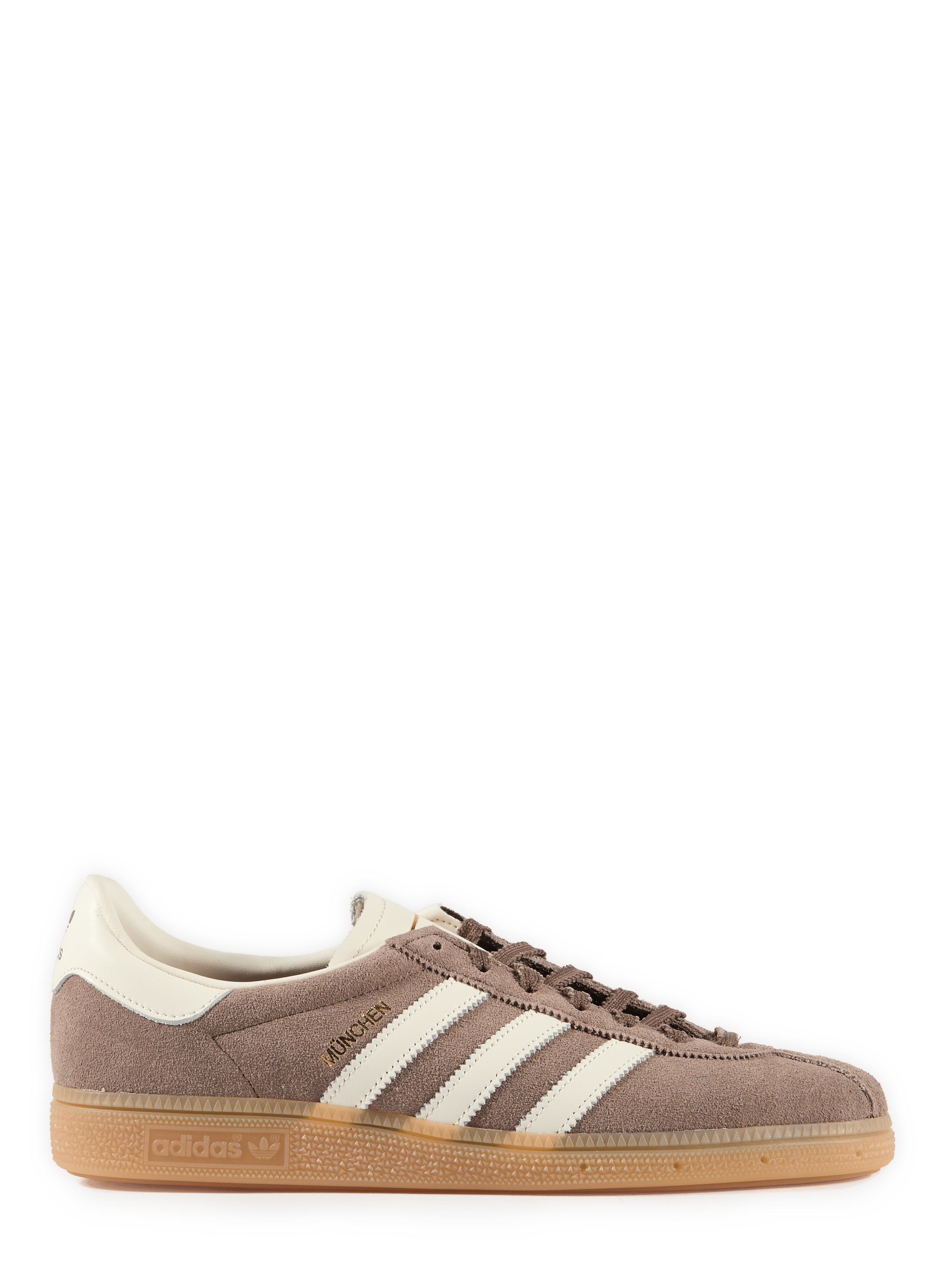 Lage leren sneakers ADIDAS Bruin