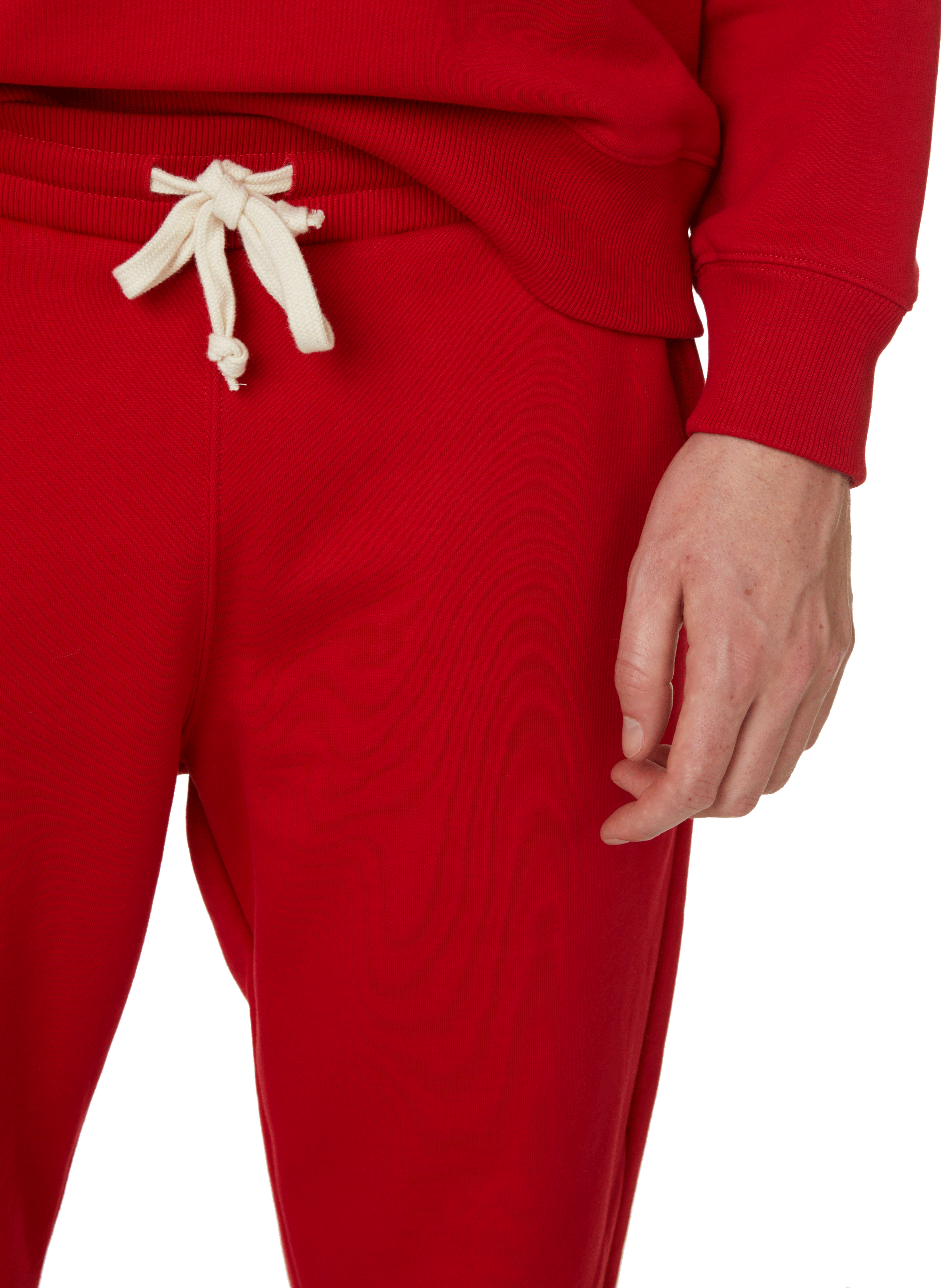 Pantalon de survêtement en coton SAISON 1865 Rouge