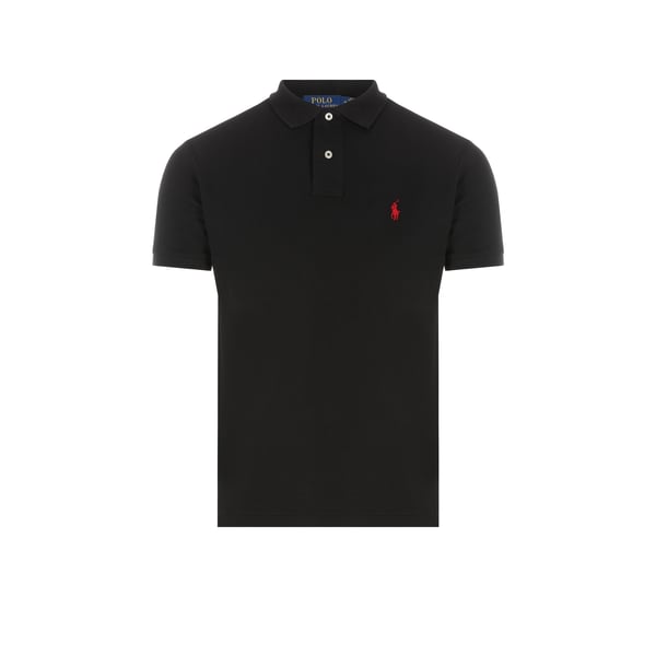 Polo slim en maille piqué de coton
