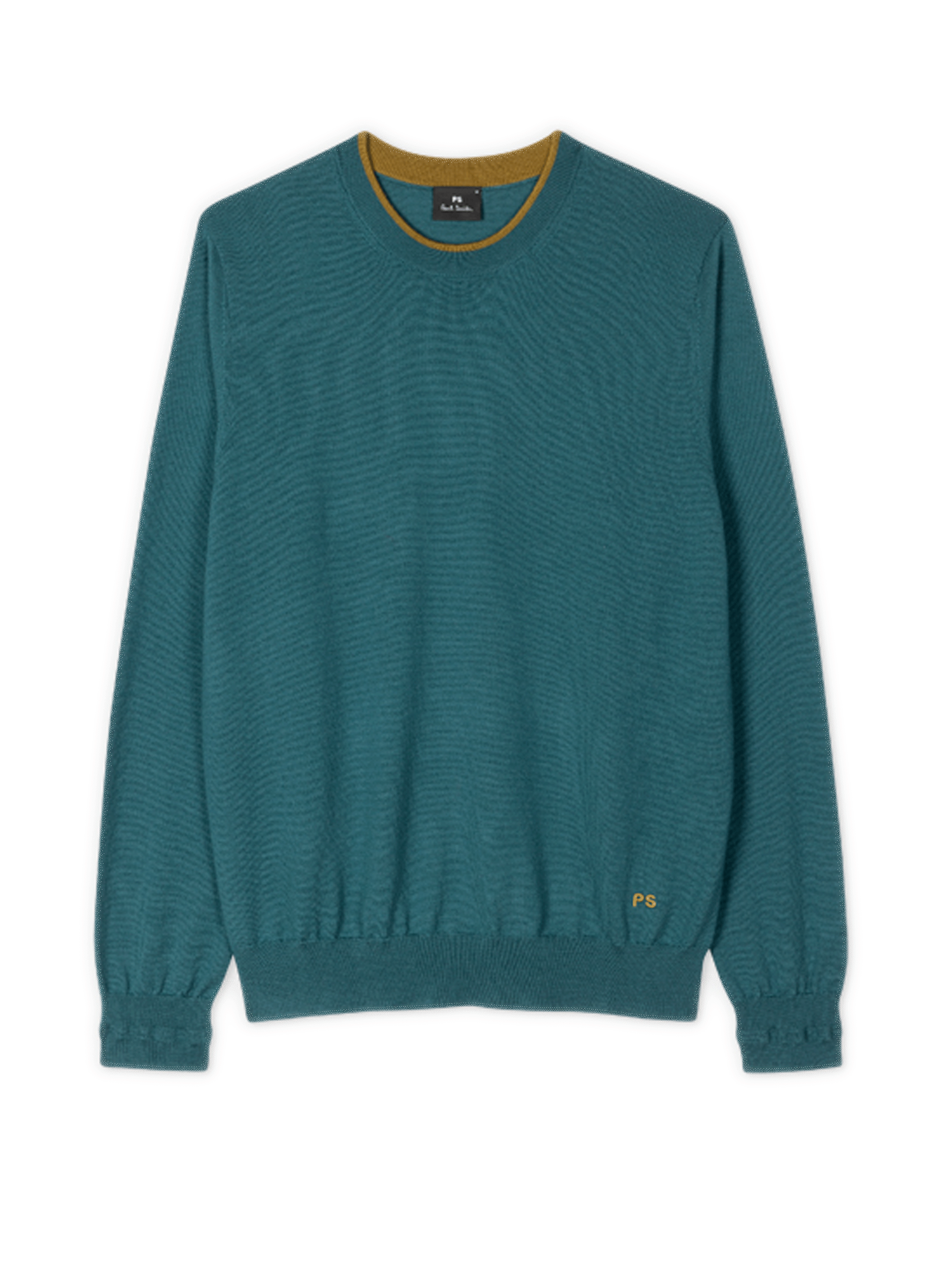 Pull avec liseré sur col