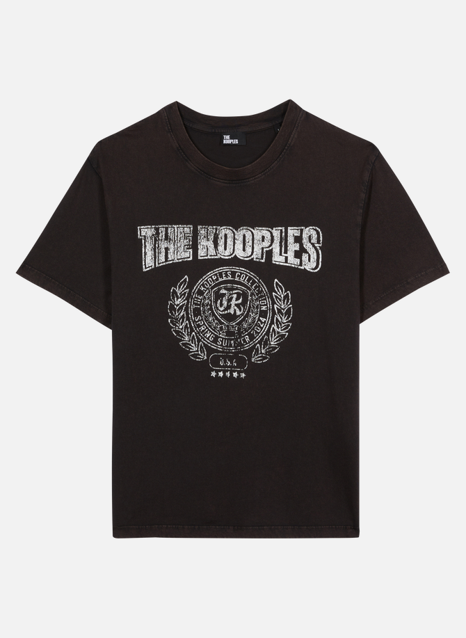 Tee-shirt droit sérigraphié en coton THE KOOPLES