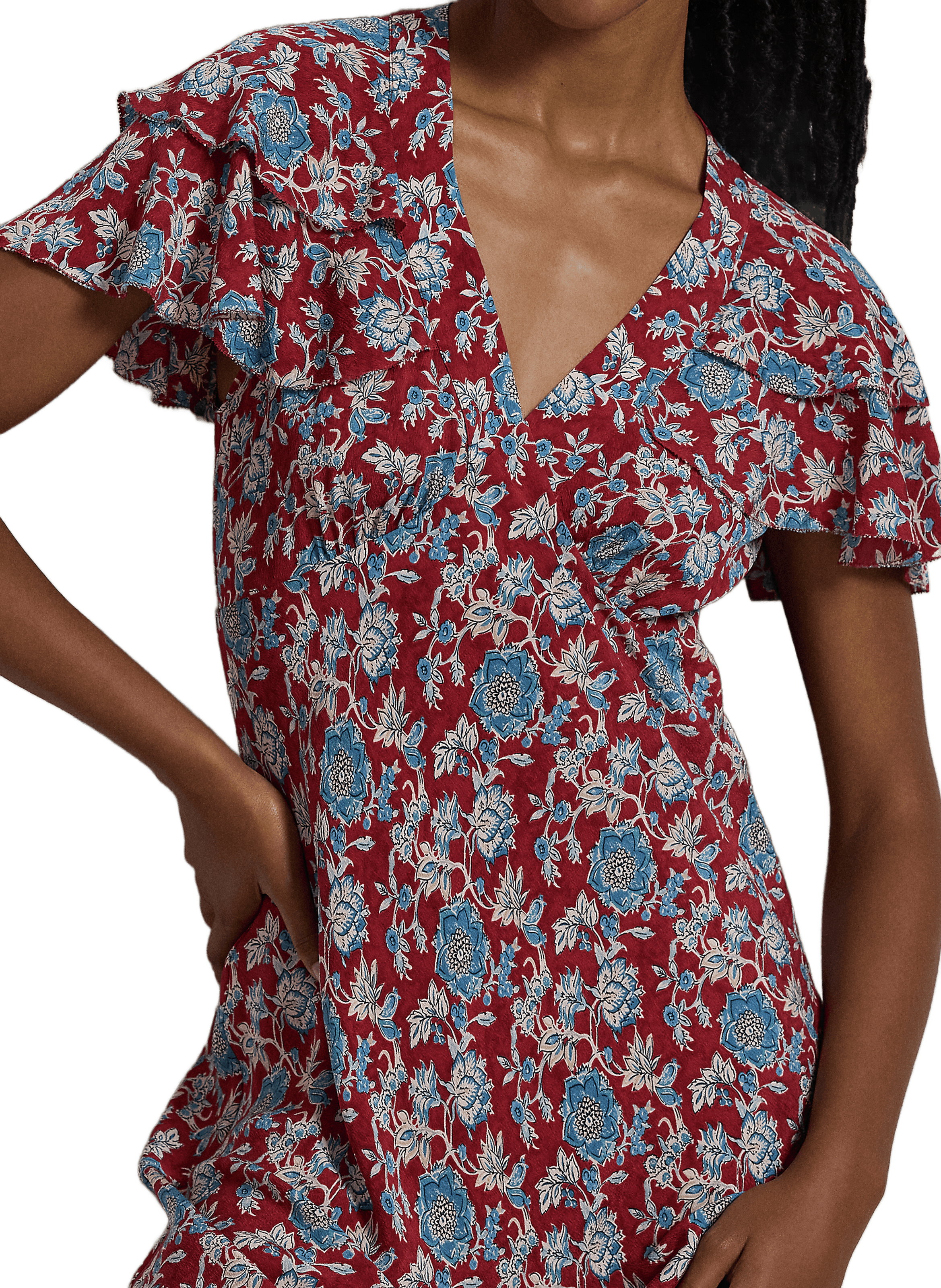 Long flowery dress POLO RALPH LAUREN Multicolour