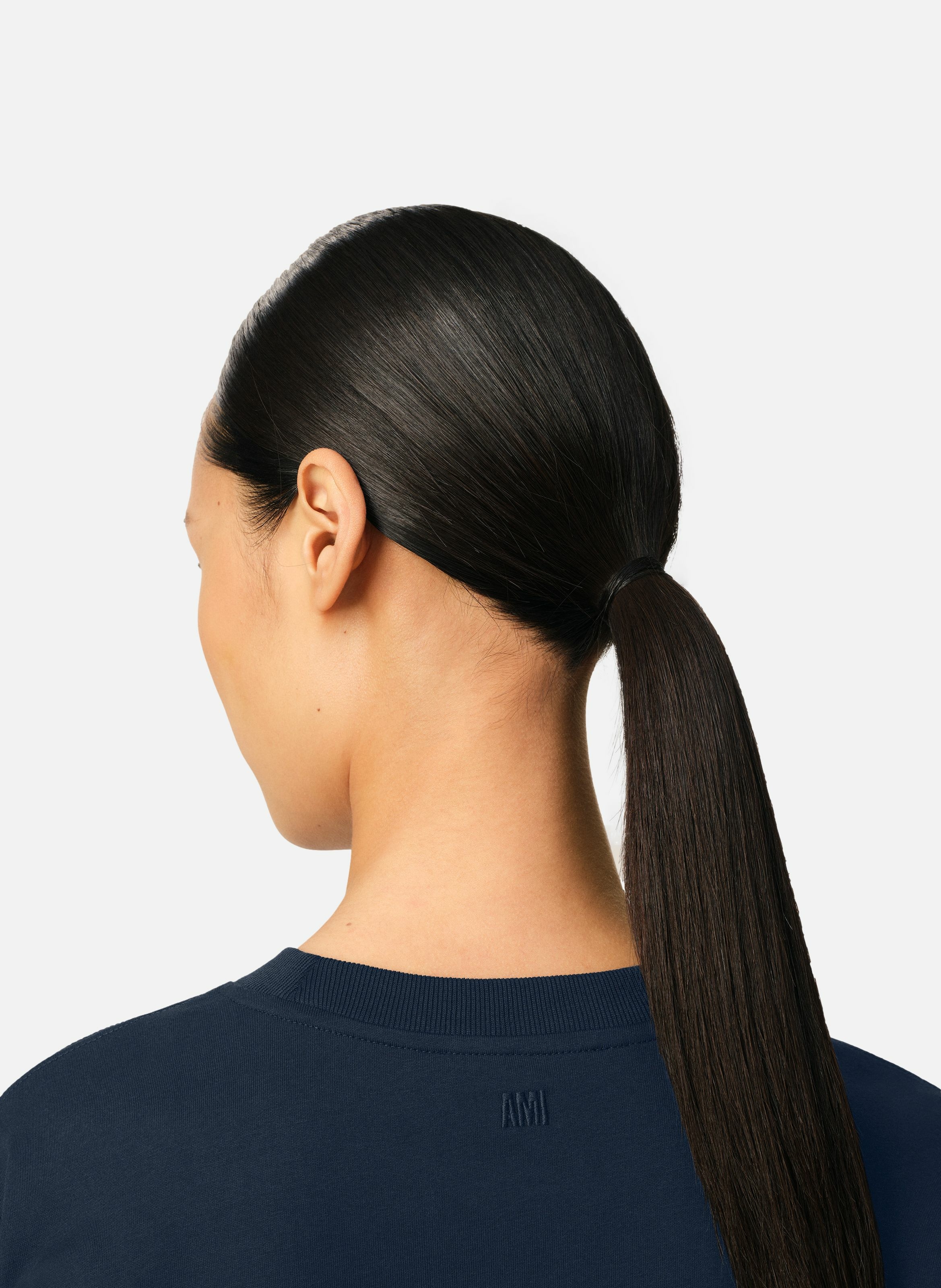 T-shirt manches longues ami de coeur rouge unisexe AMI PARIS Bleu