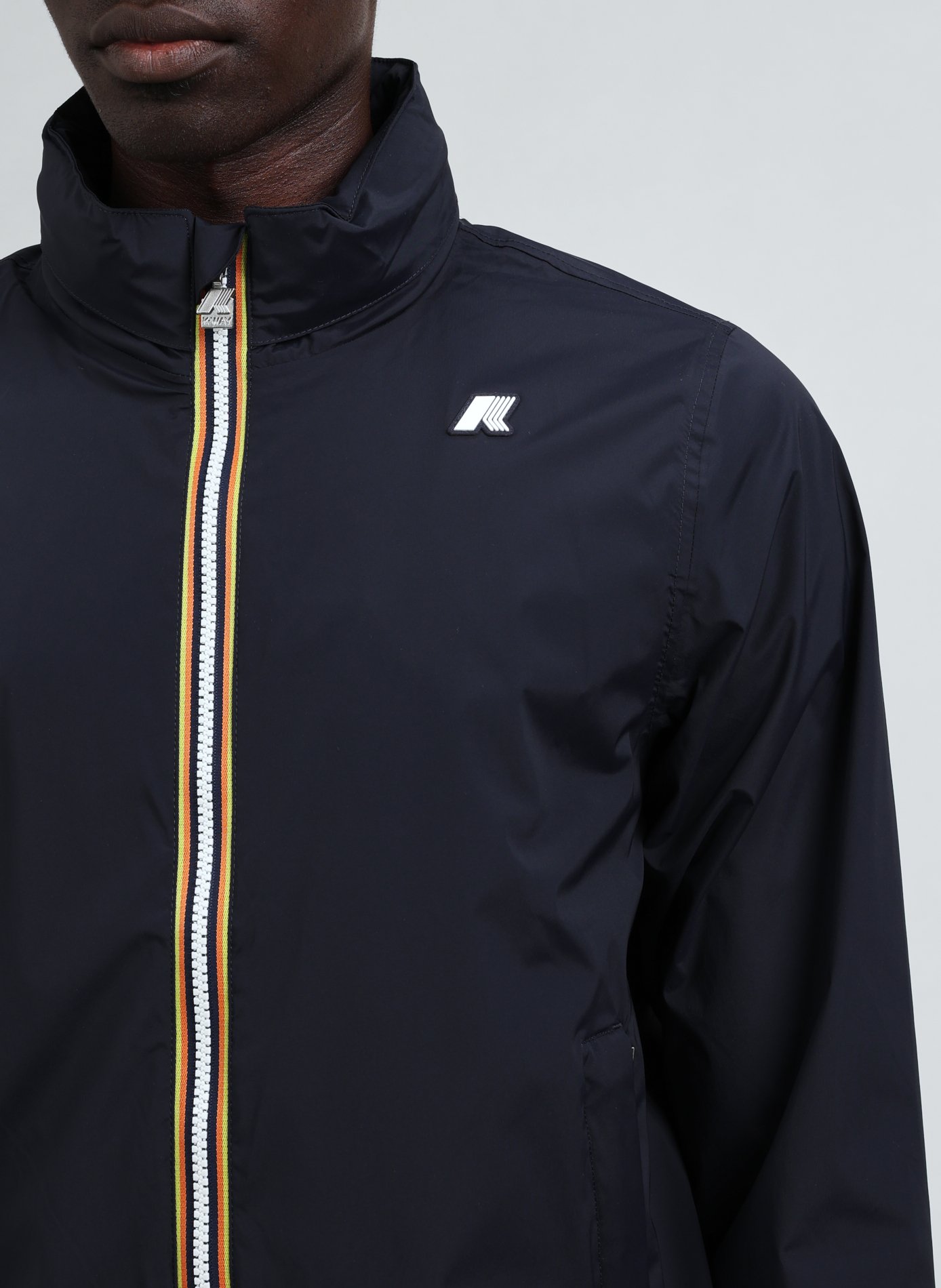 Veste imperméable à capuche K-WAY Bleu