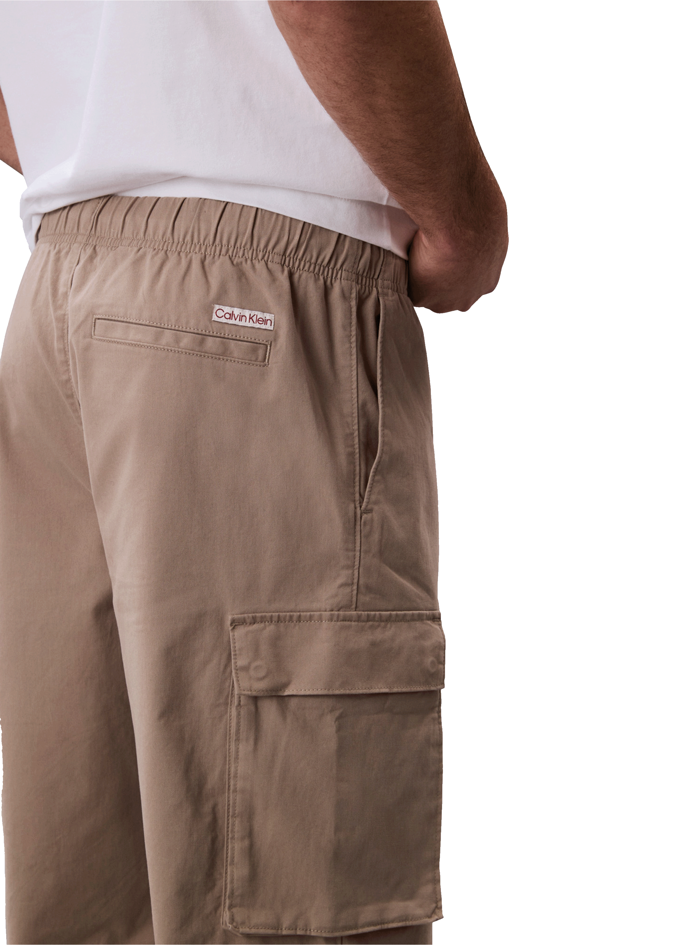 Cotton Cargo Pants CALVIN KLEIN Brown