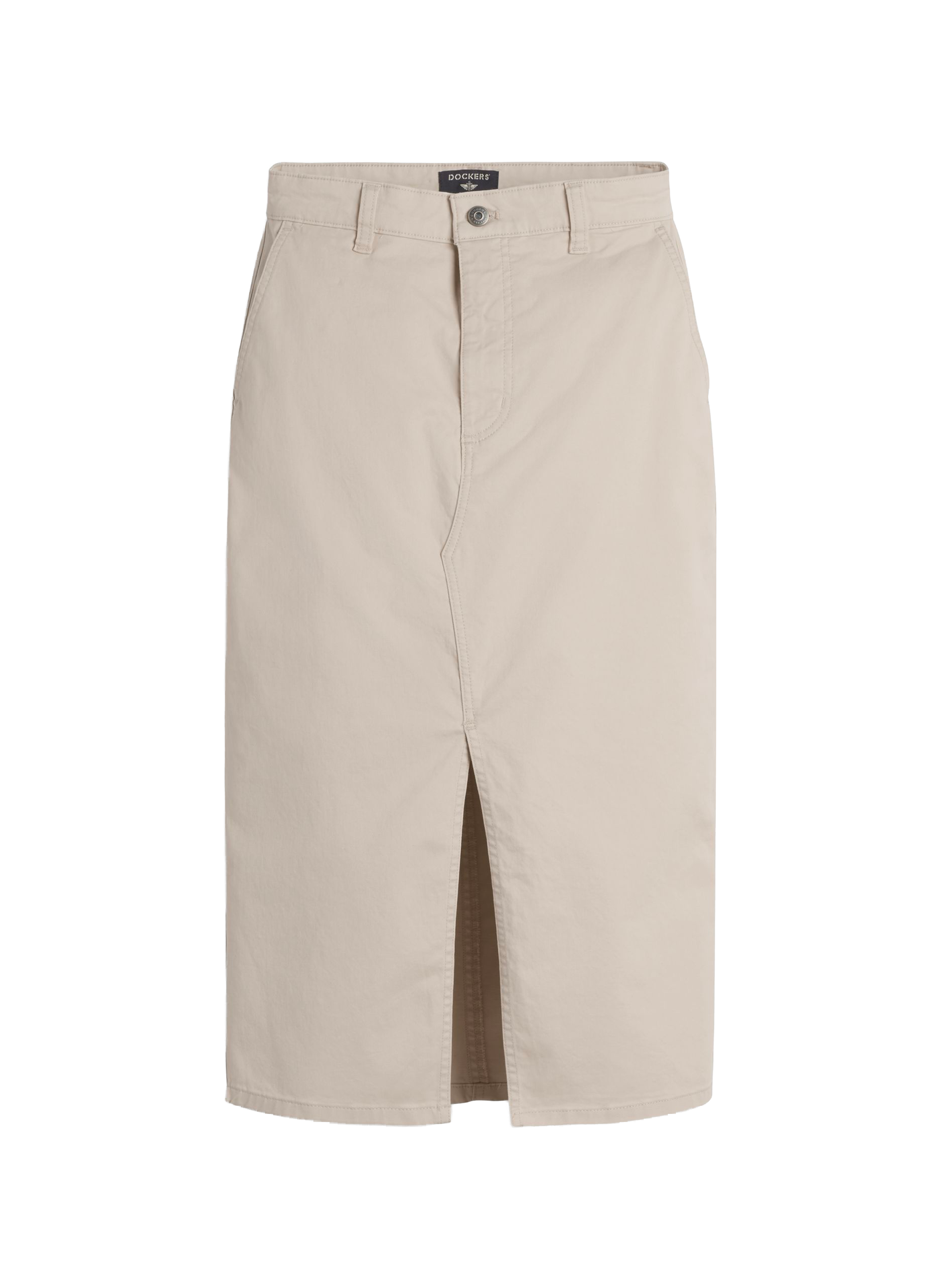 Jupe droite à fente DOCKERS Beige