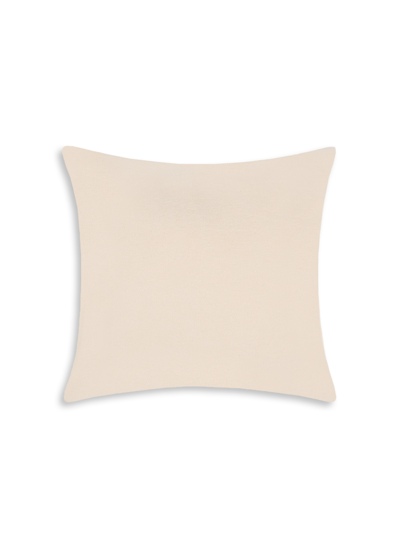 Housse de coussin en velours lisse AU PRINTEMPS PARIS Beige