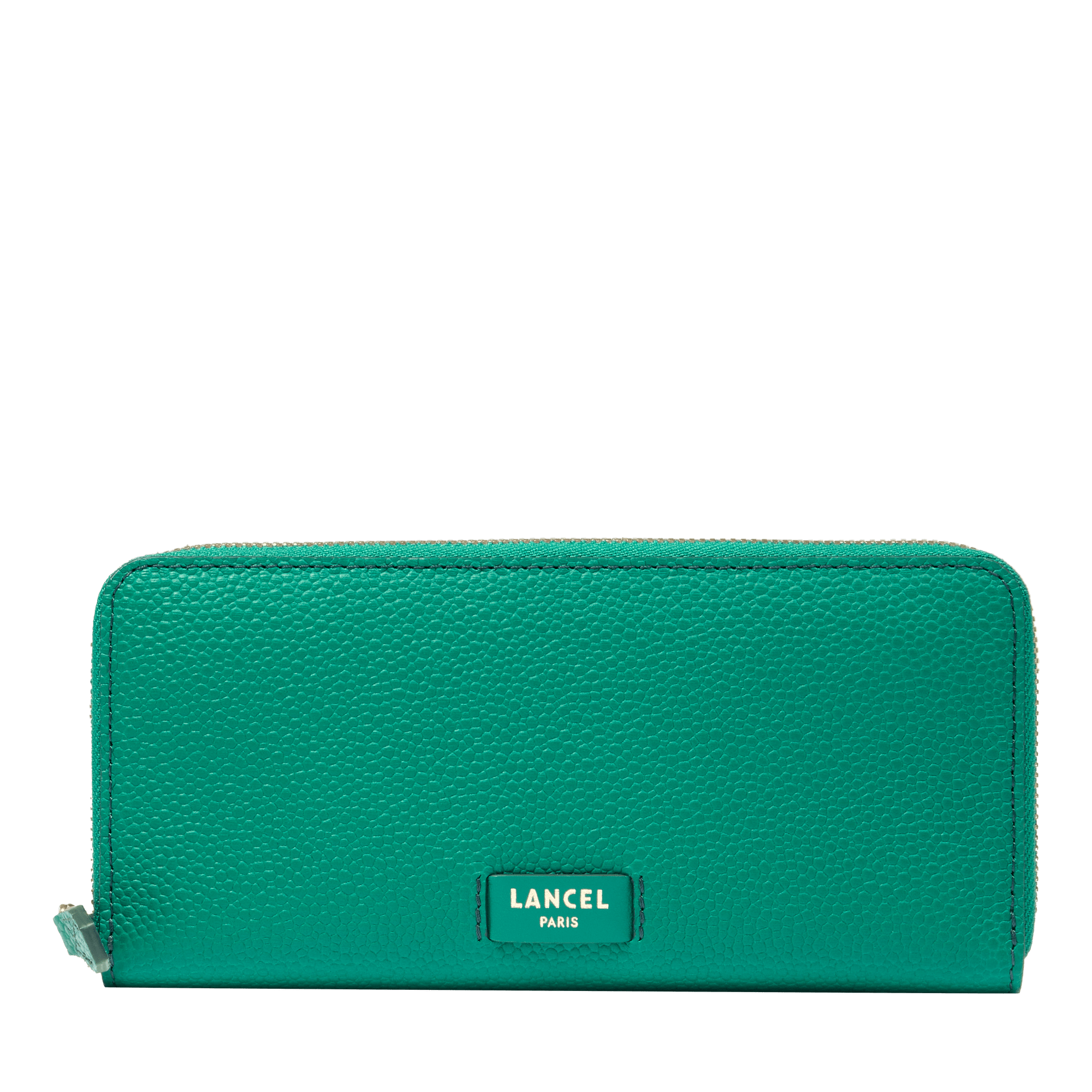 Portefeuille long zippé ninon de lancel en cuir LANCEL Vert