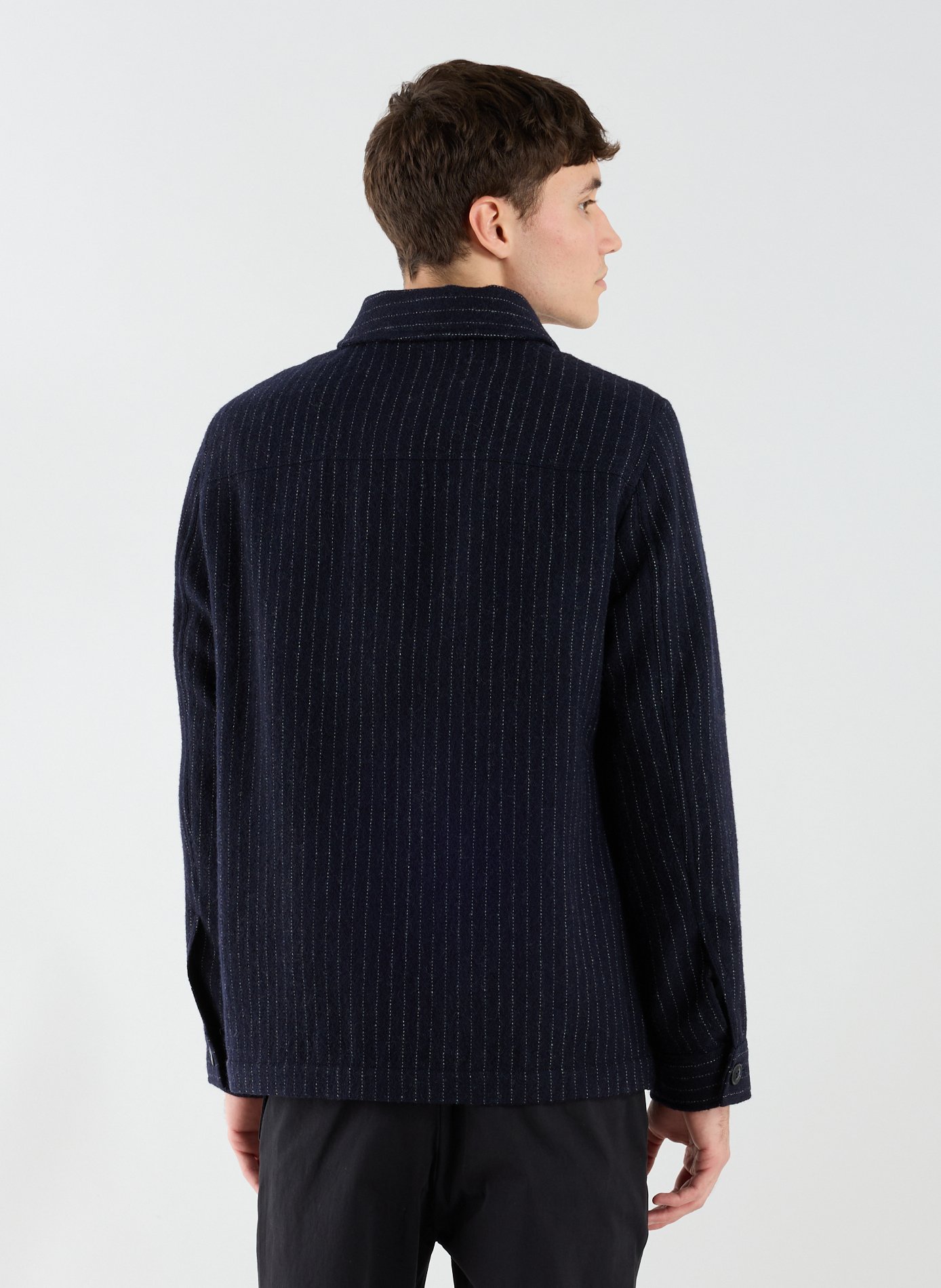 Blouson col classique en laine vierge CLOSED Bleu