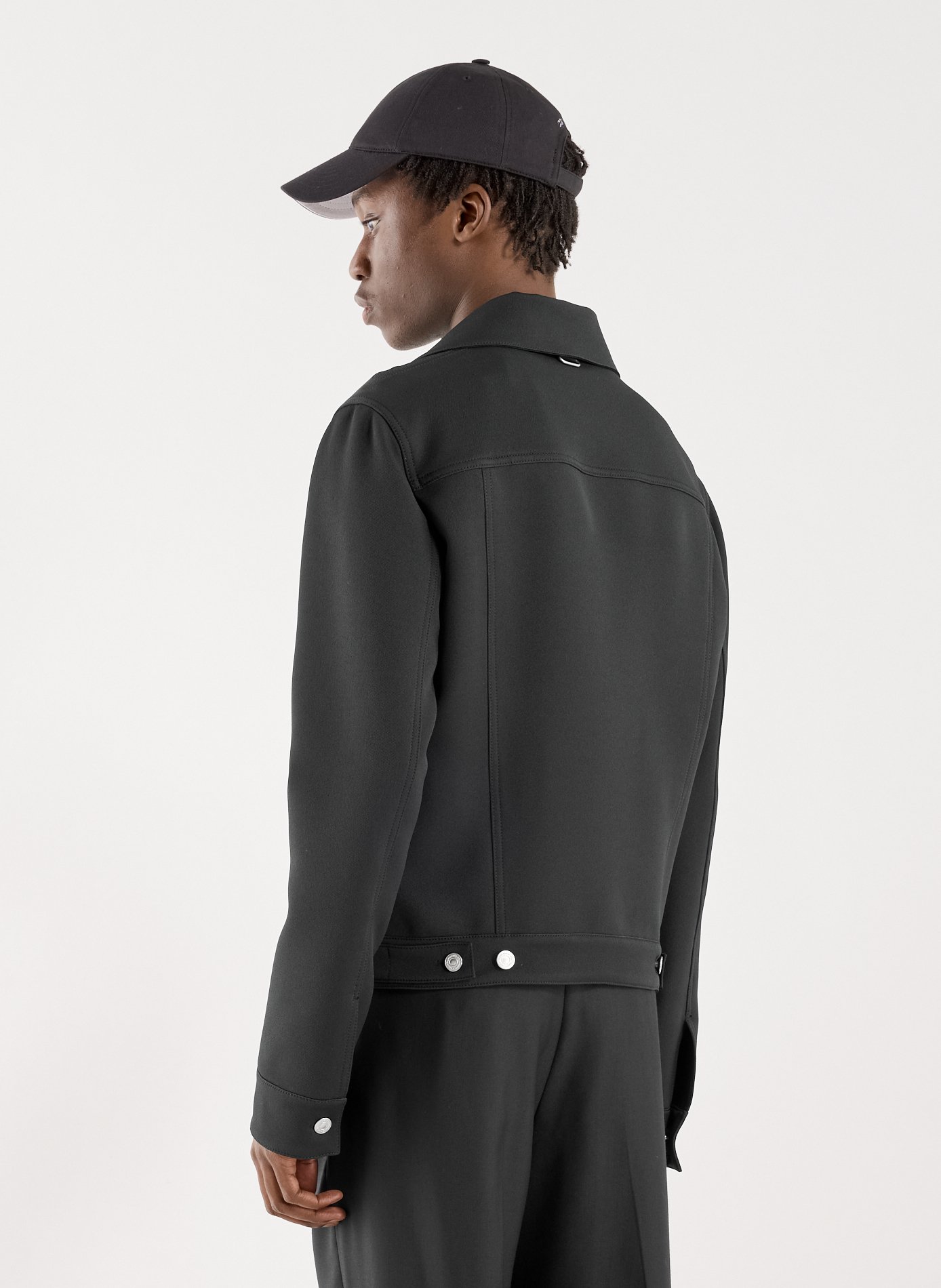 Twill Trucker Jacket COURRÈGES Black