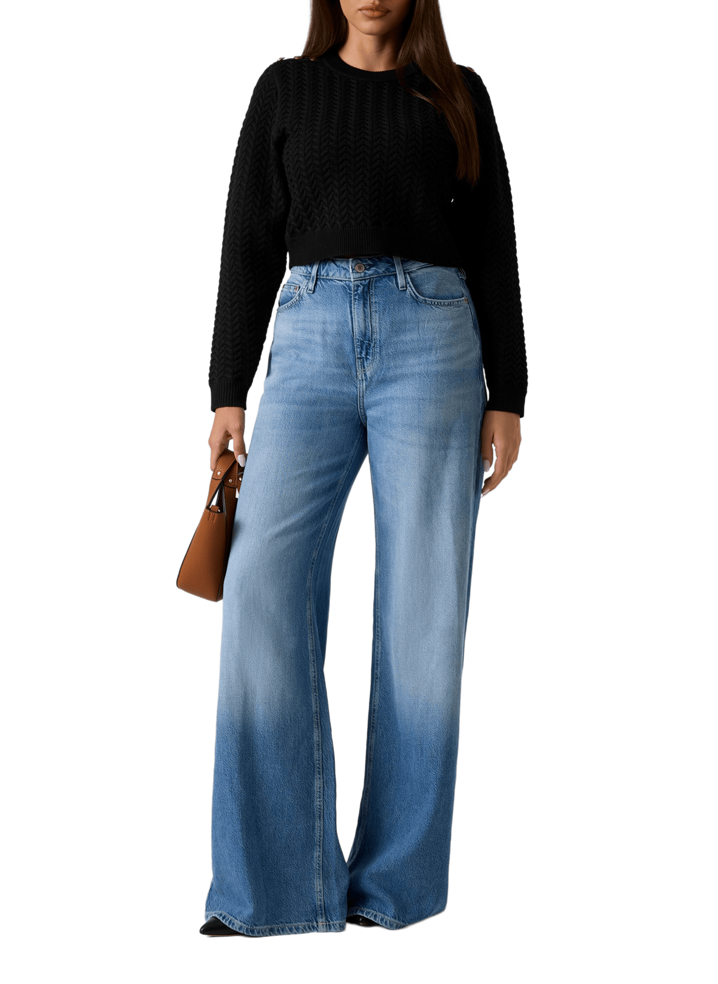 Pull en maille  GUESS Noir