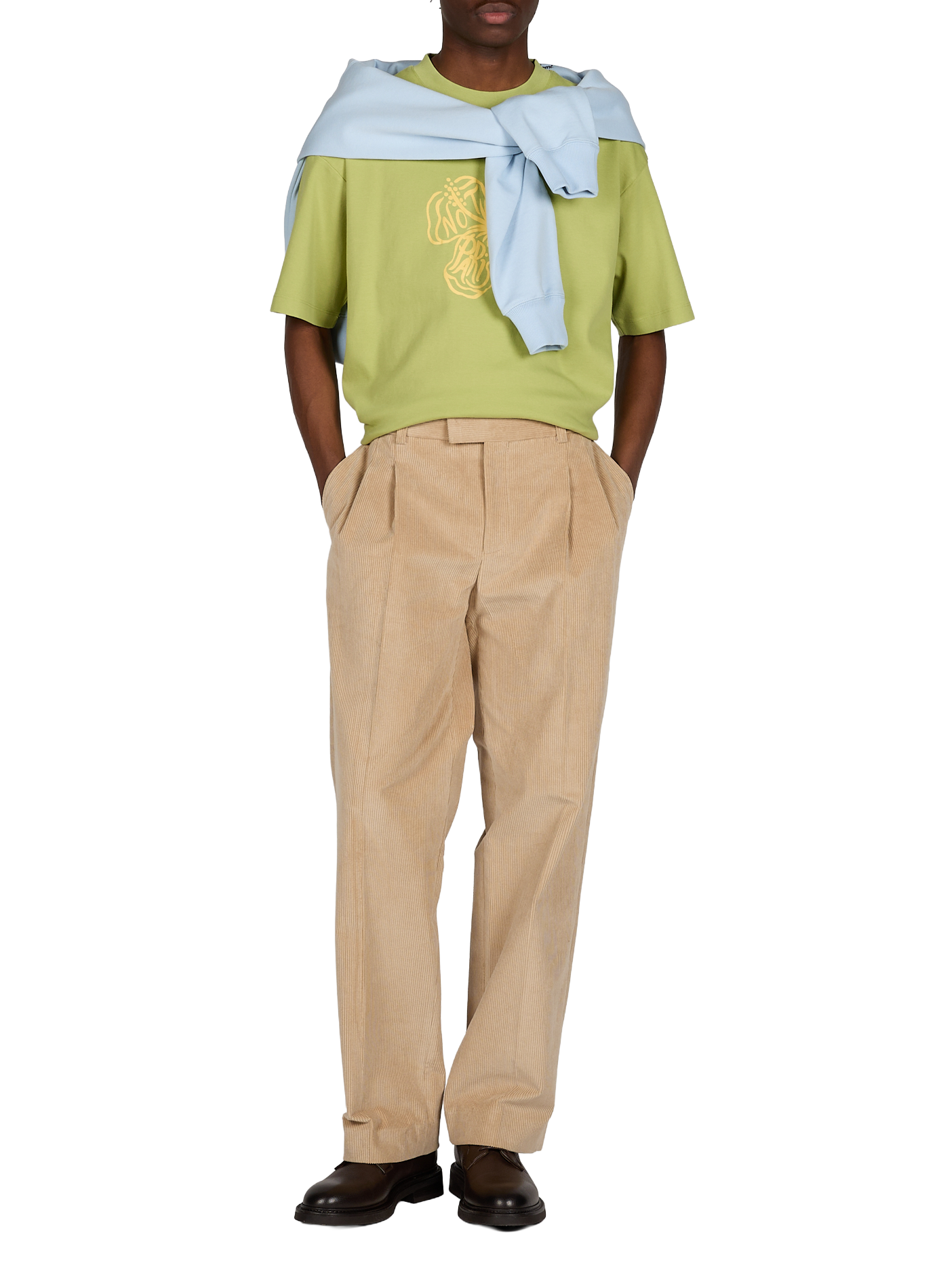 Classic Cotton T-Shirt DROLE DE MONSIEUR Green