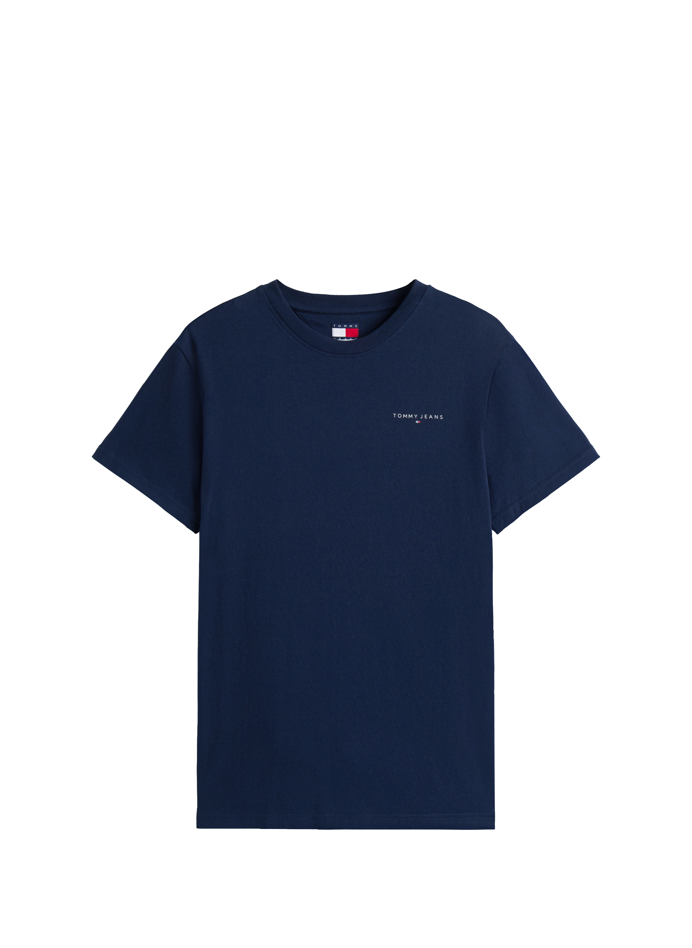 Straight-fit cotton T-shirt TOMMY HILFIGER Blue