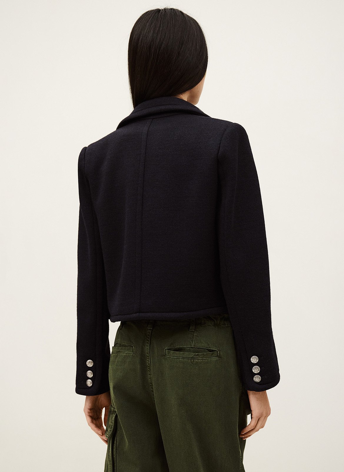 Veste col classique beradith BA&SH Bleu