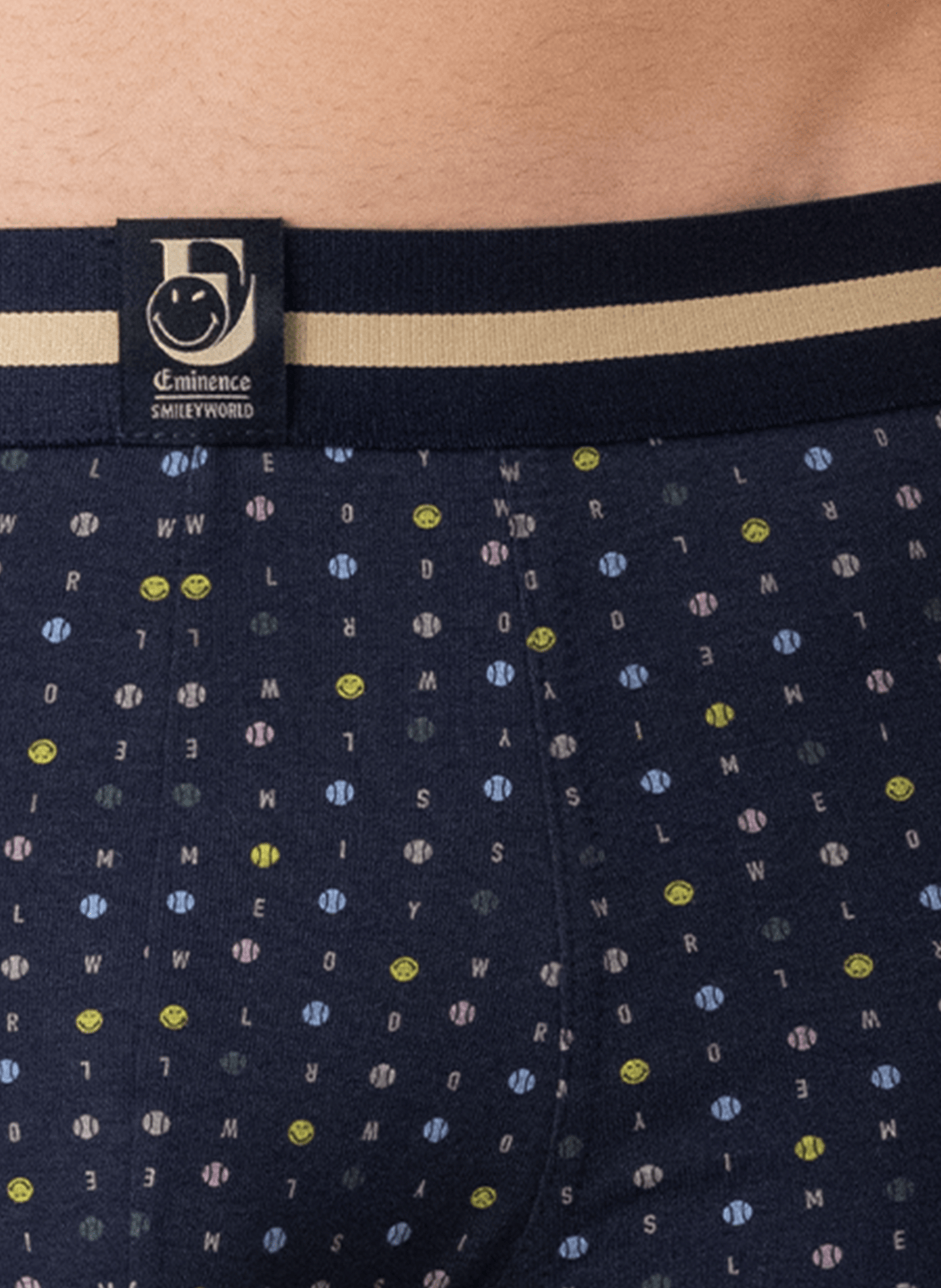 Lot de 3 boxers en coton mélangé EMINENCE Multicolore