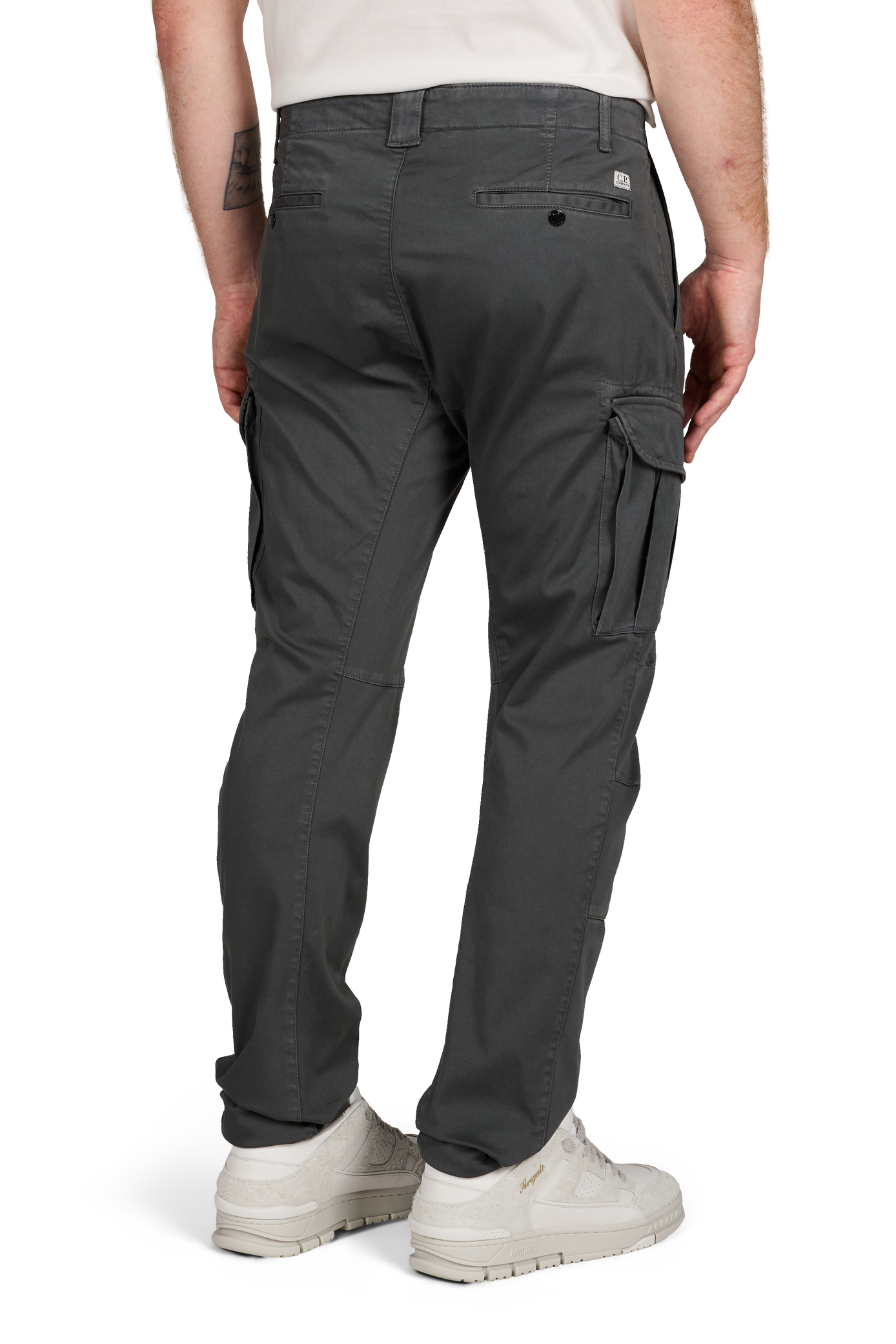 Pantalon en coton mélangé CP COMPANY Gris